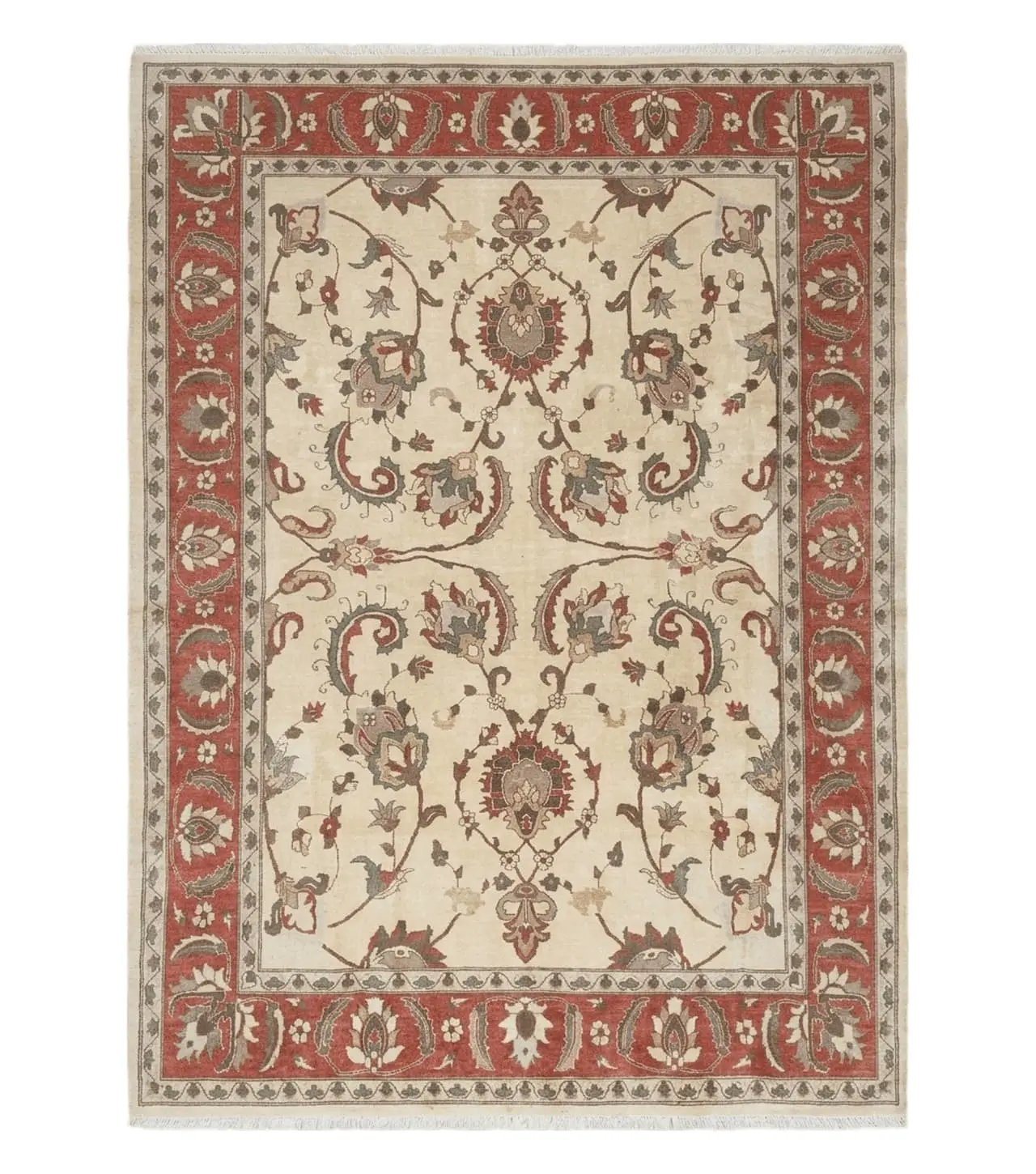 9' X 12' One-Of-A-Kind William Pak Peshawar Hand-knotted Wool Rug Nice by Jewel Rugs