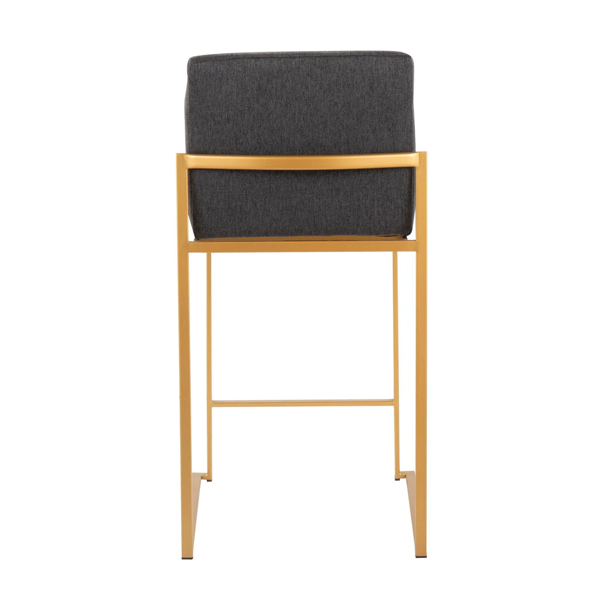Fuji - Contemporary High Back Stylish Counter Stool by HouseOfZazla