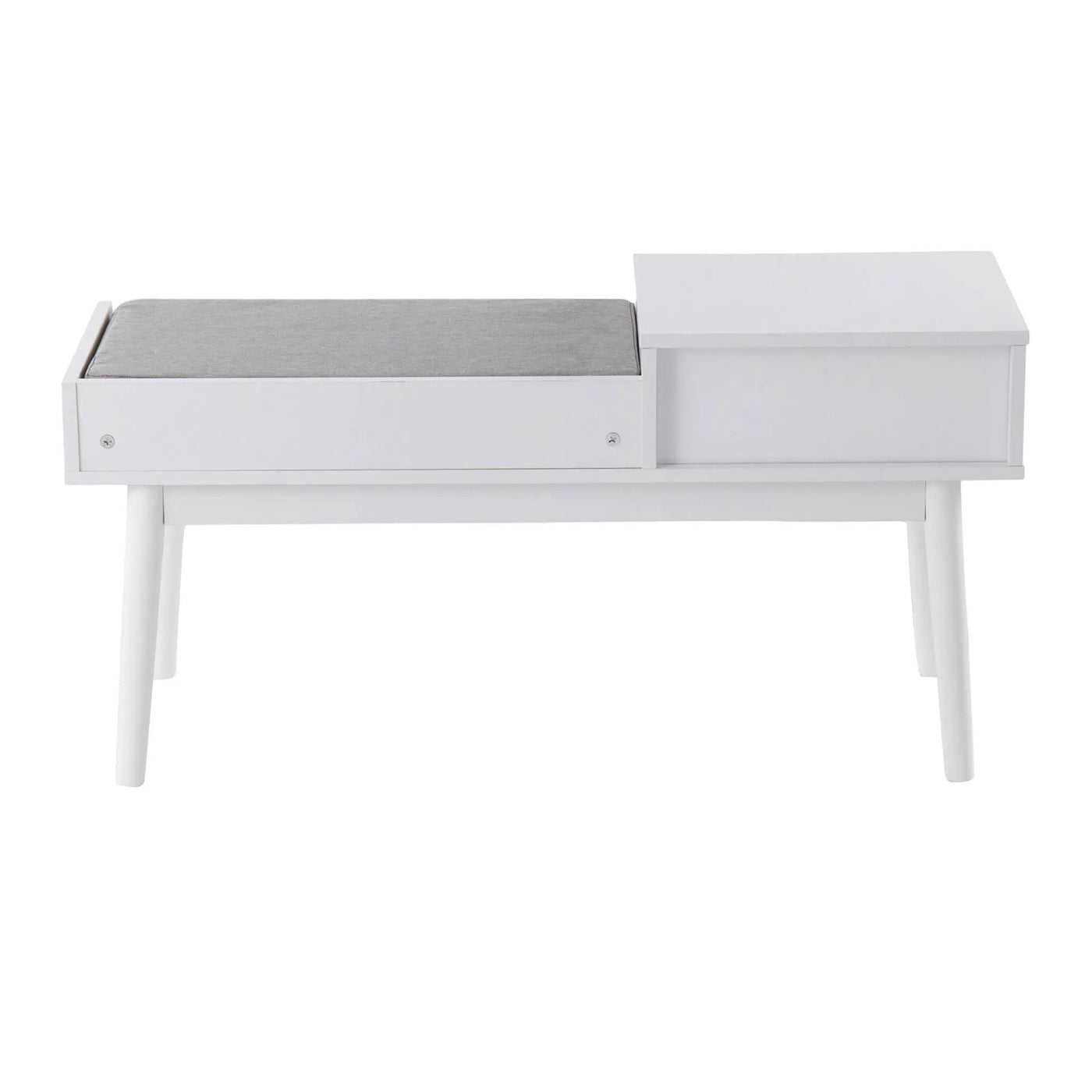 Telephone Contemporary Bench With Pull Out Drawer by HouseOfZazla