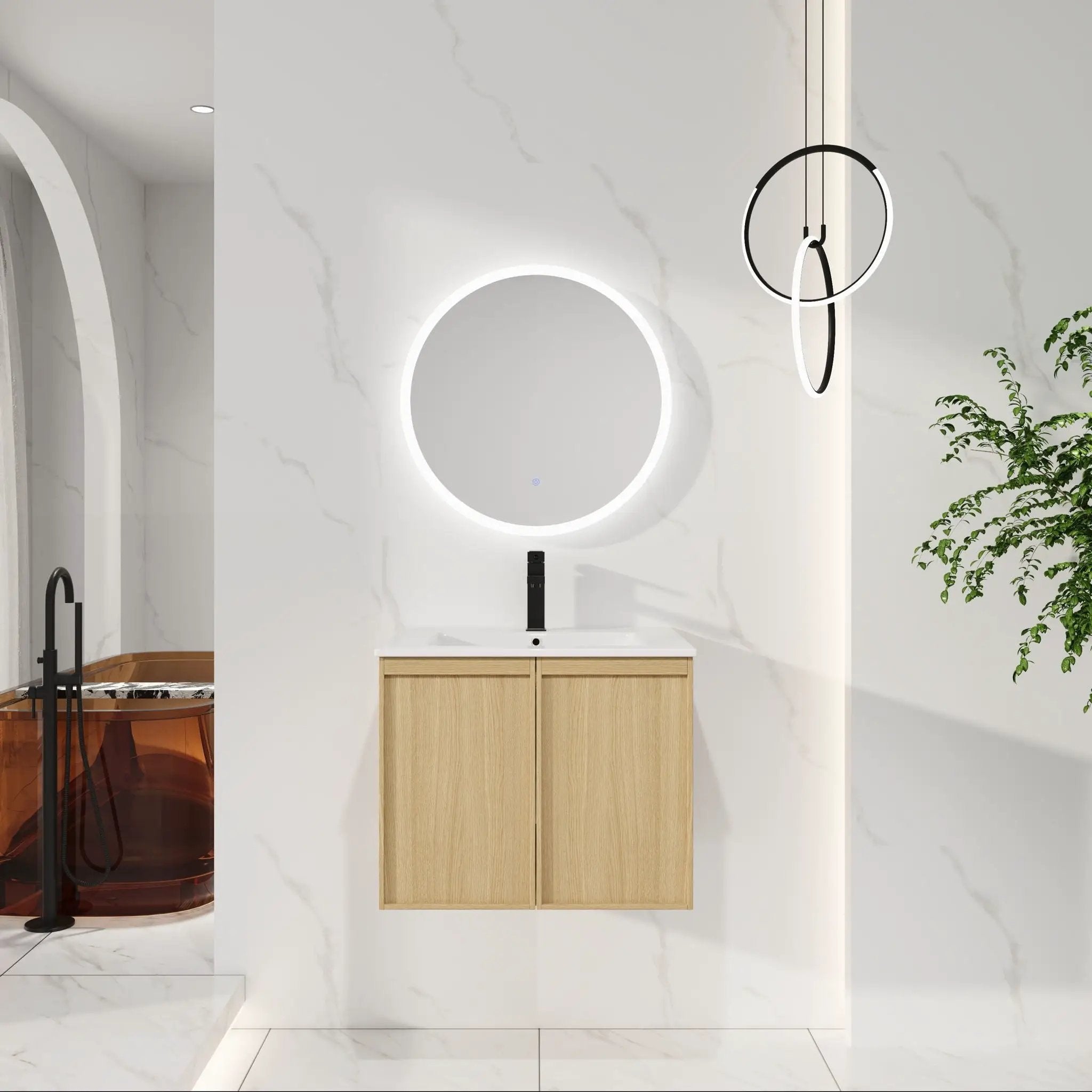 Floating Bathroom Vanity With Sink Combo by Unique Piece Furniture