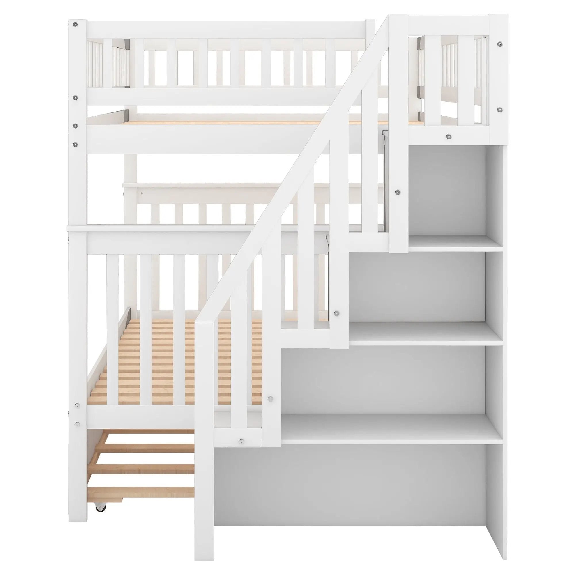 Bunk Bed With Staircase by HouseOfZazla