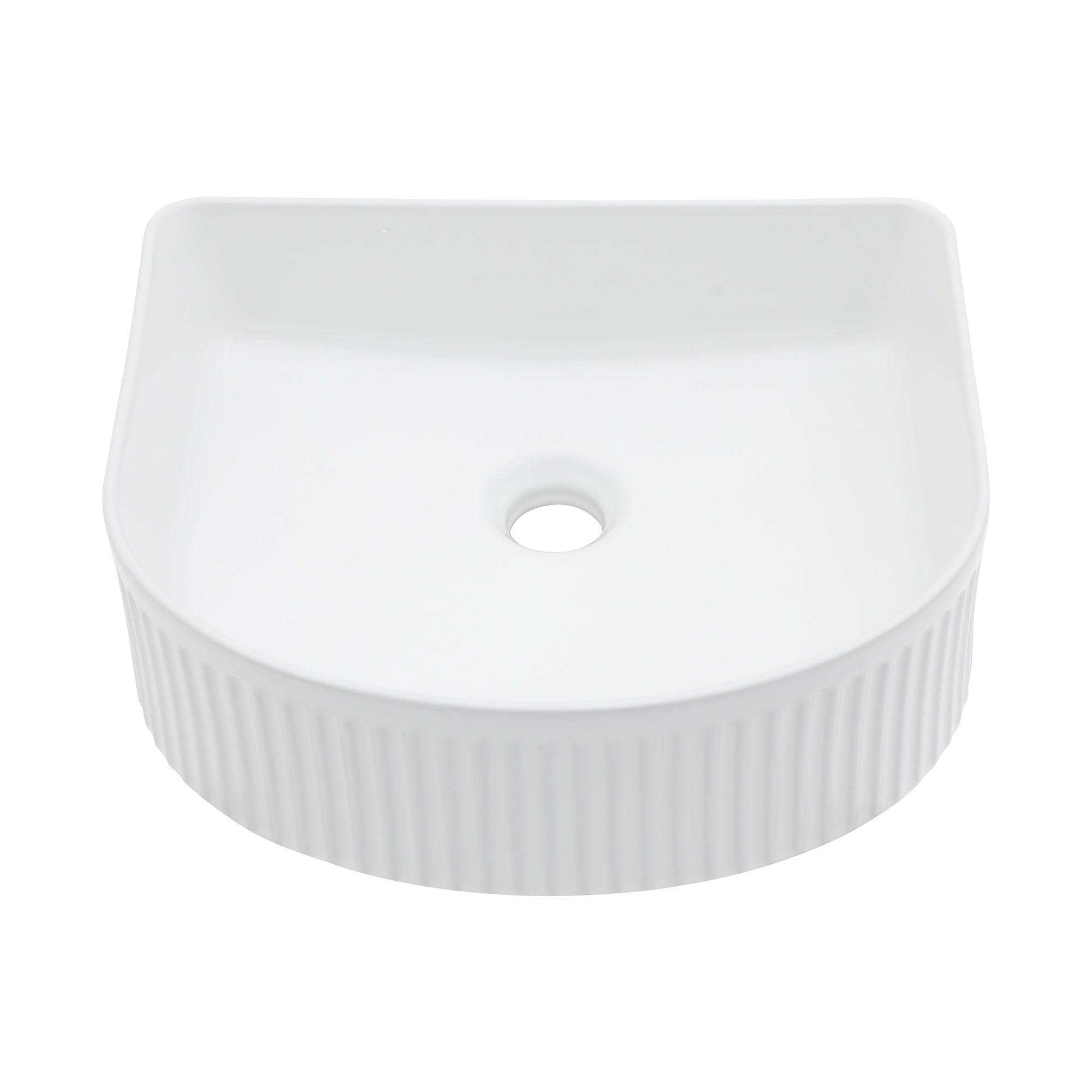 Vessel Bathroom Sink With Design - White by HouseOfZazla