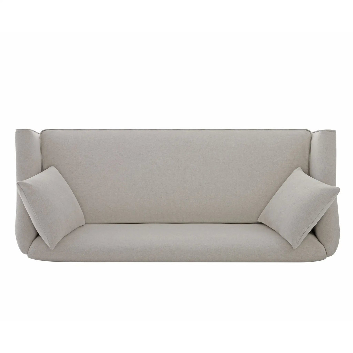 3 Seater Sofa With Wrap Around Armrests And Throw Pillows by HouseOfZazla