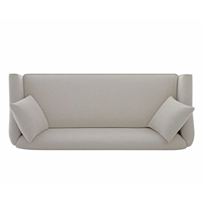 3 Seater Sofa With Wrap Around Armrests And Throw Pillows by HouseOfZazla
