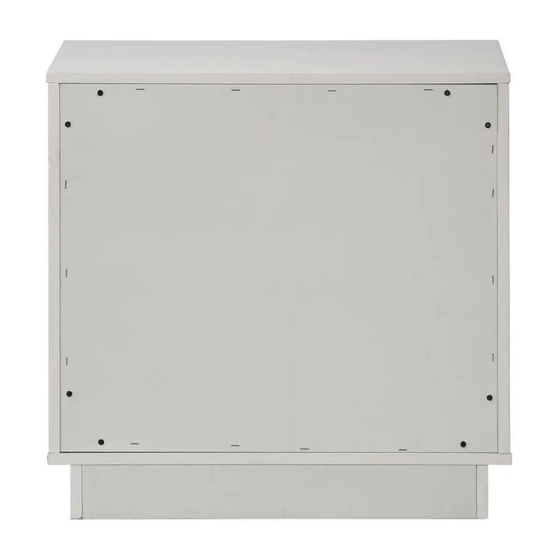 Esther - Nightstand - White / Silver by Unique Piece Furniture