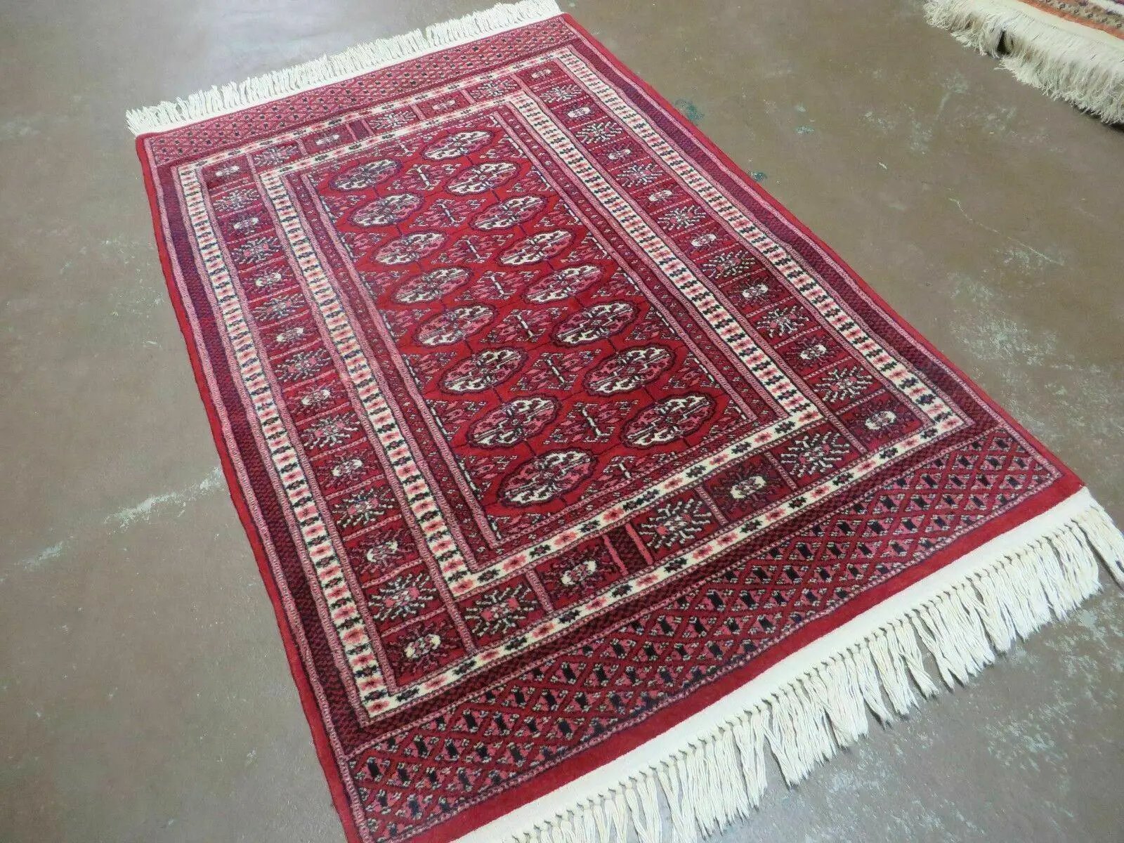 3' X 5' Vintage Fine Handmade Turkoman Bokhara Yamud Rug Carpet Nice by Jewel Rugs