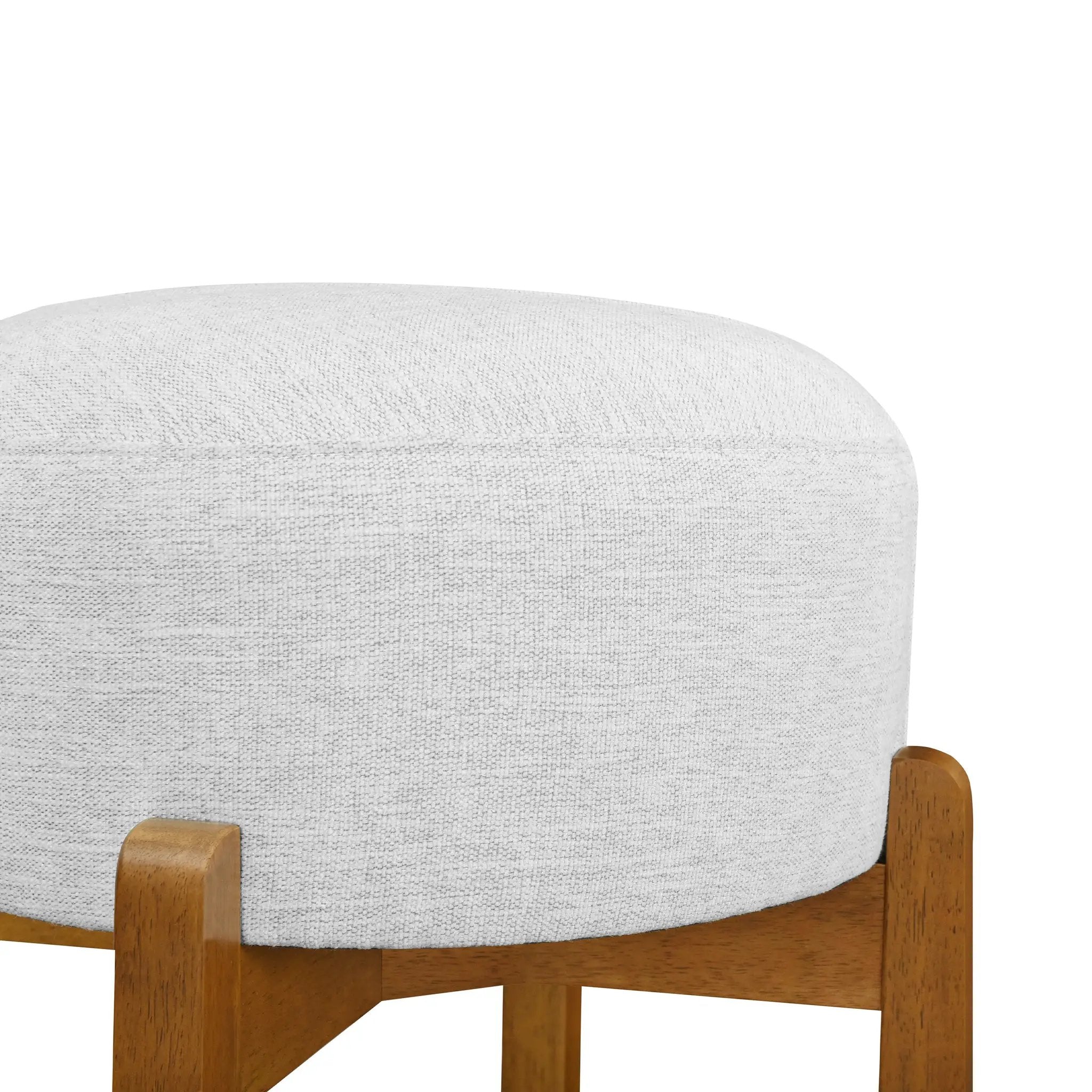 Vera Indoor Wooden Upholstered Barstool by HouseOfZazla