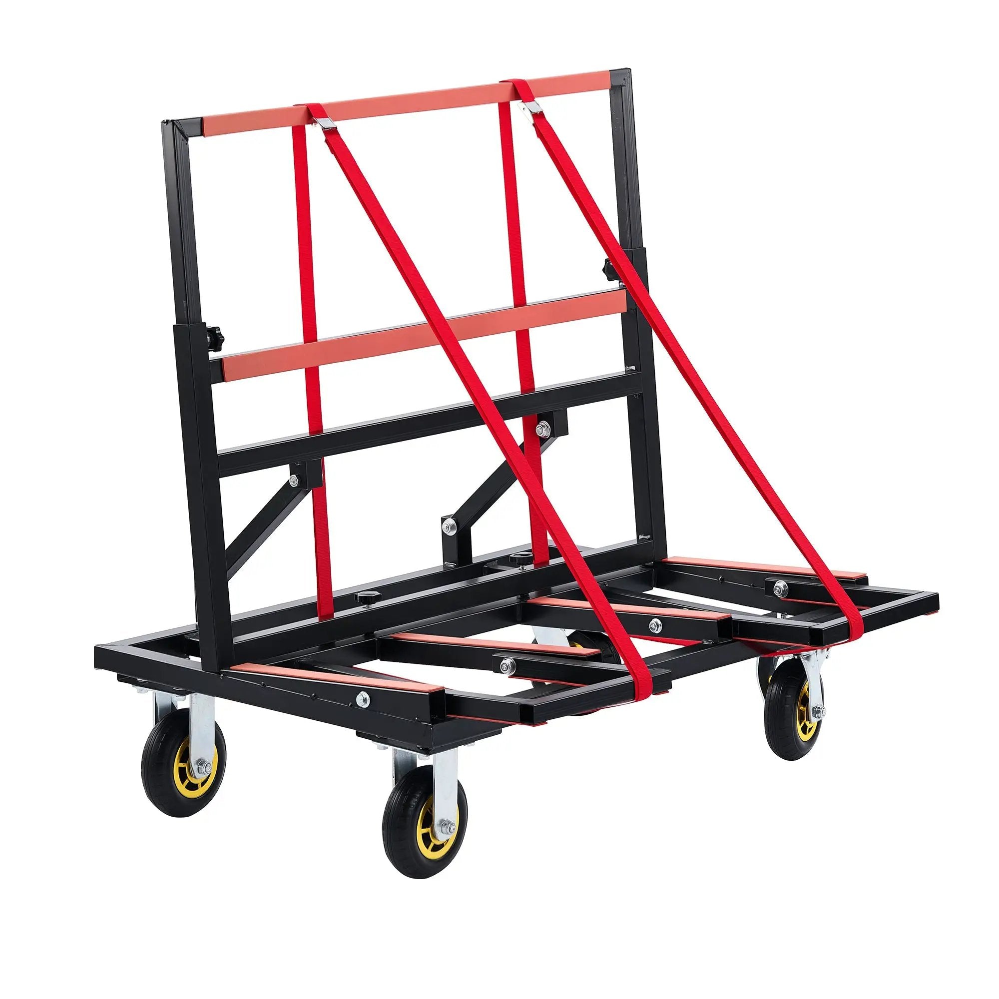 Folding Drywall Dolly with 4X6" Casters and 2000 LBS Load Capacity by HouseOfZazla