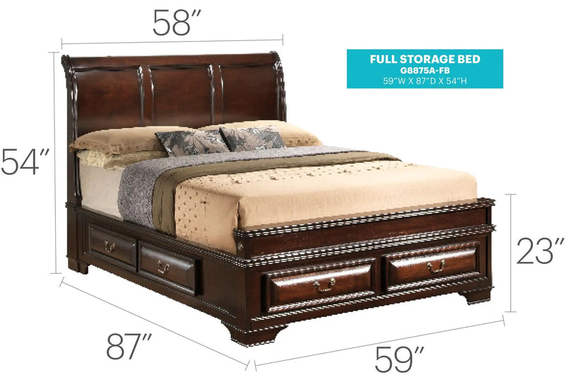 LaVita - Storage Bed by Unique Piece Furniture
