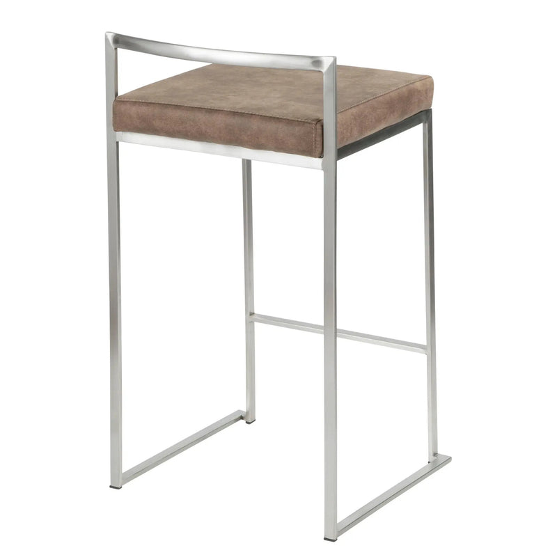 Fuji - Contemporary Elegant Stackable Counter Stool Set by HouseOfZazla