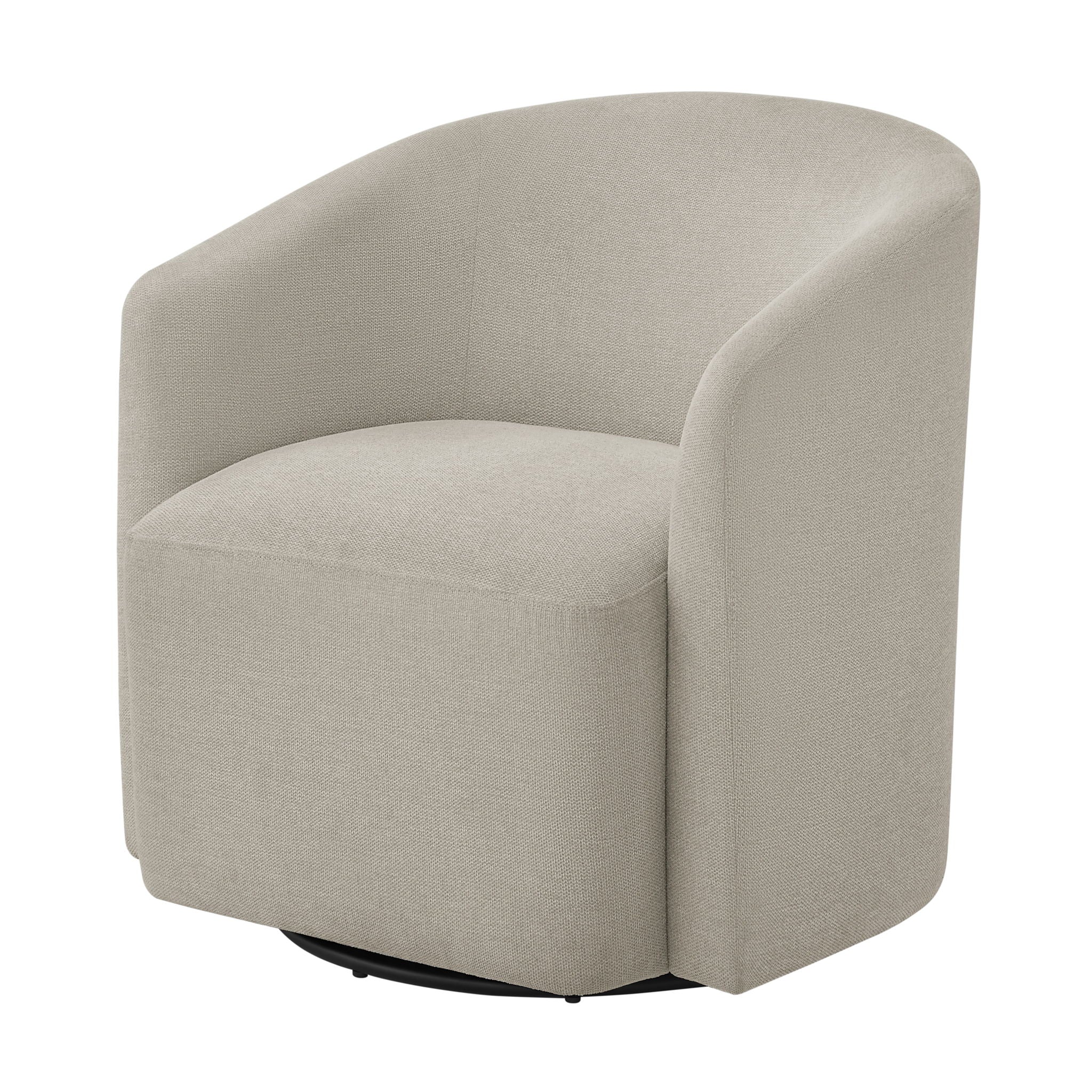 Ardena - Modern Swivel Barrel Chair by HouseOfZazla