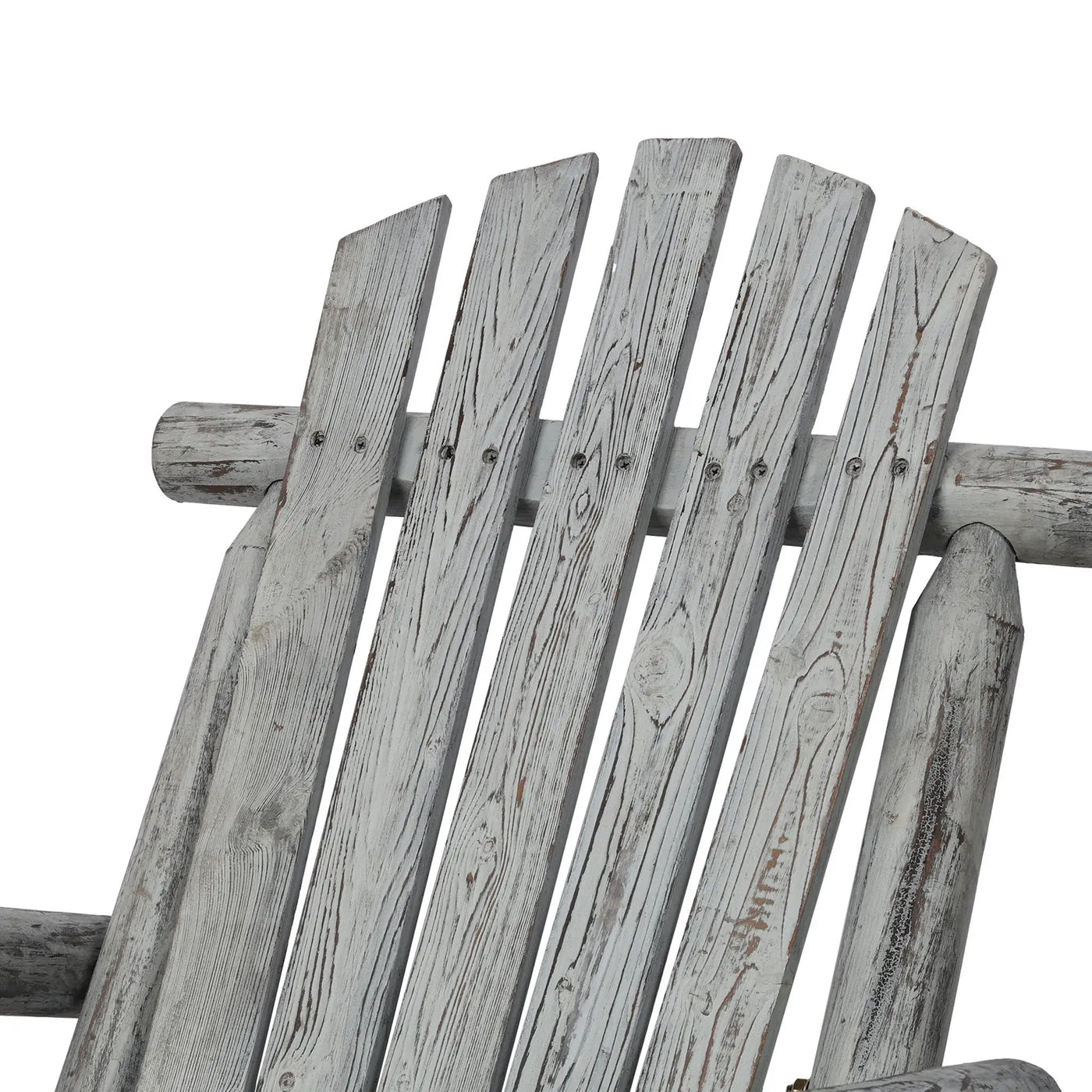 Durable Wooden Porch Rocker, Fir Log Rocking Chair by HouseOfZazla