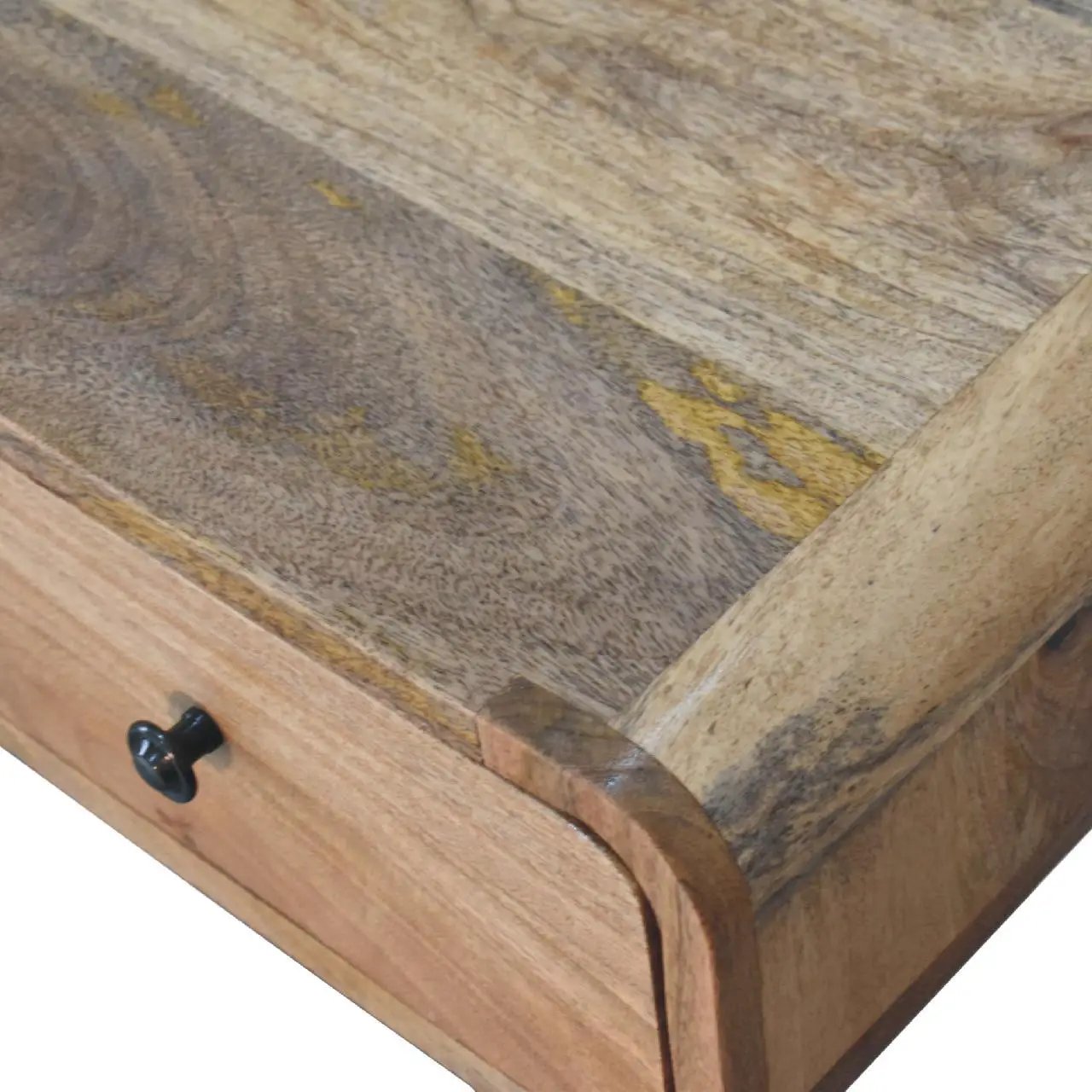 Curved Writing Desk - Oak by Unique Piece Furniture