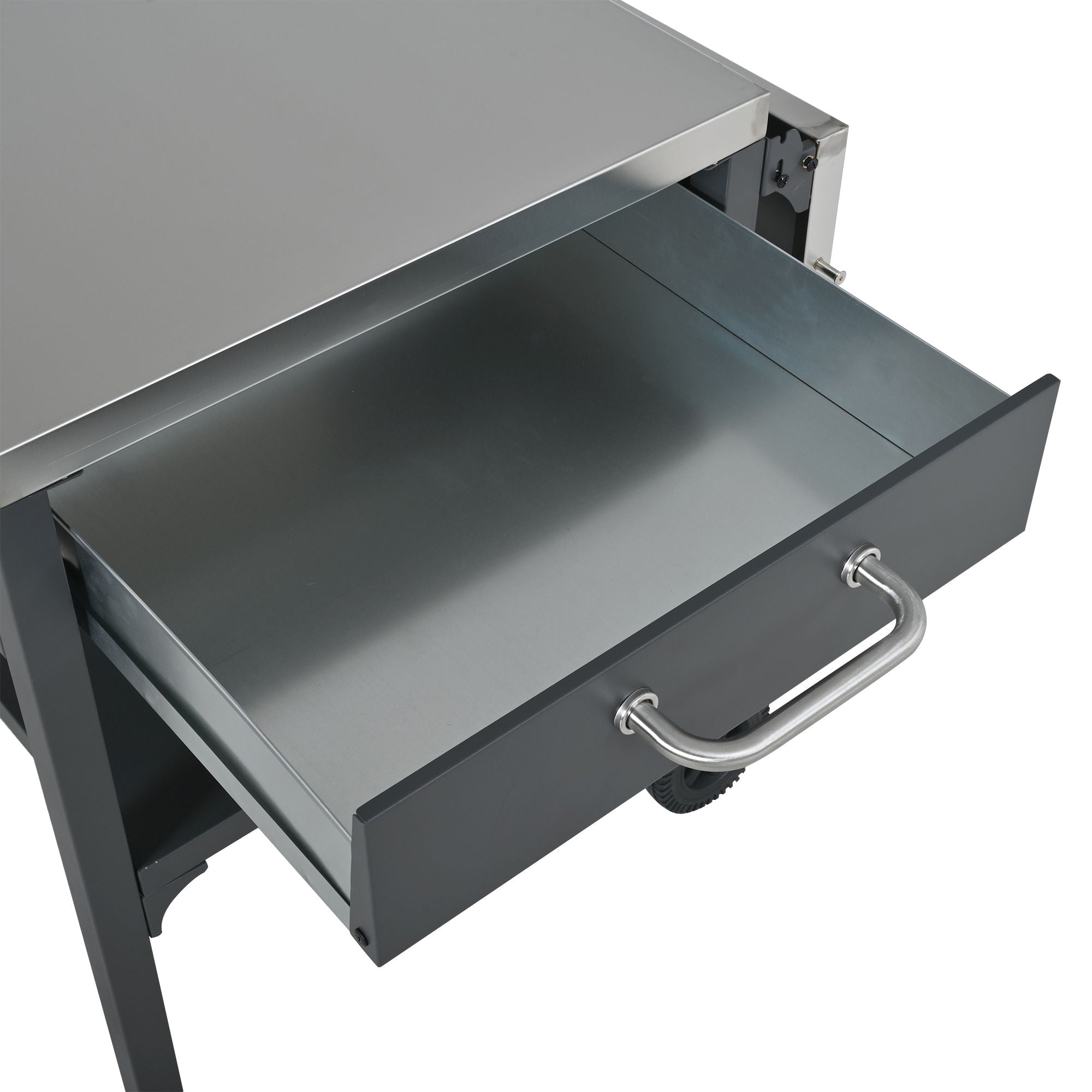 Foldable Outdoor Kitchen Cart With Storage For Patio by HouseOfZazla