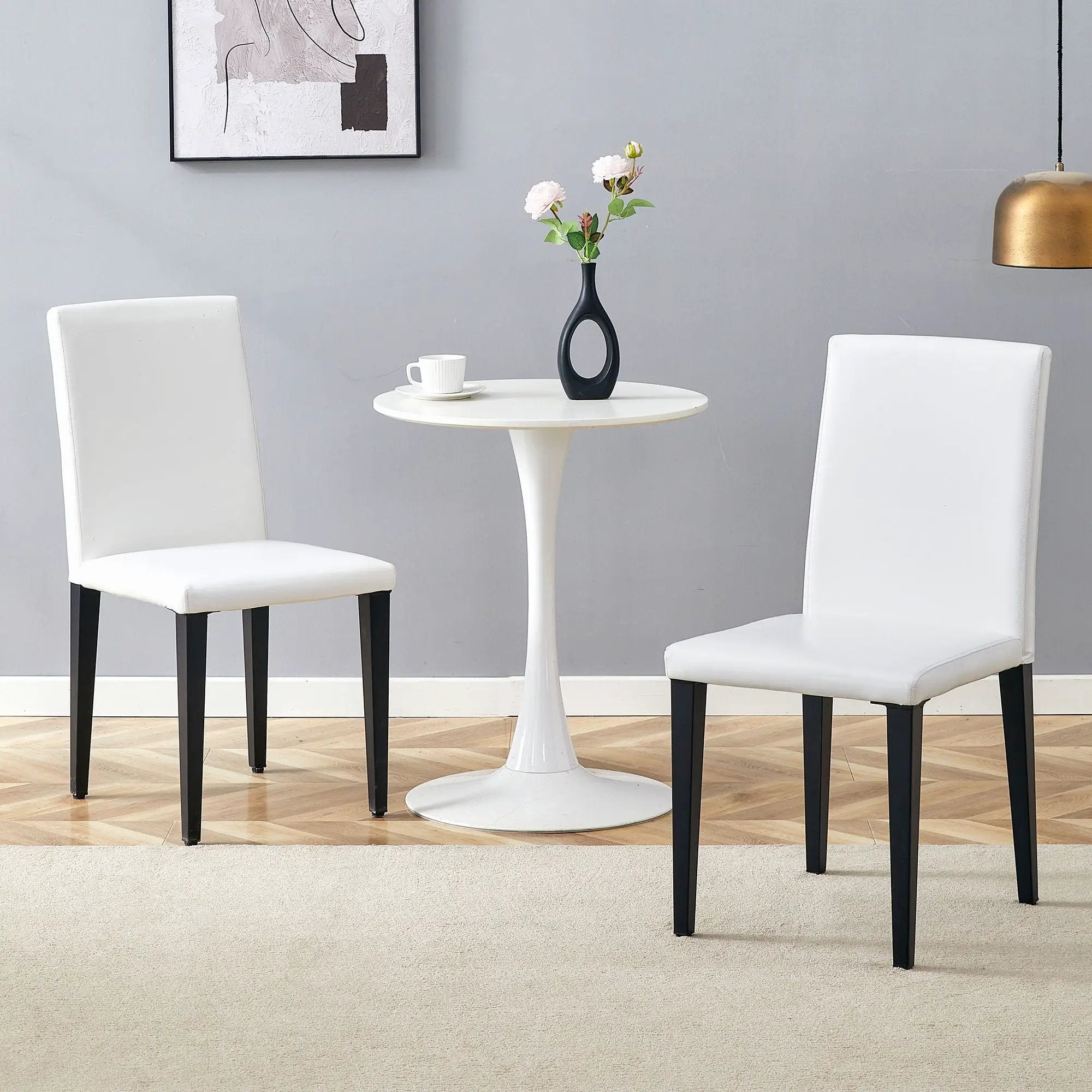Versatile Dining Chairs With Comfortable Design And Metal Legs by HouseOfZazla