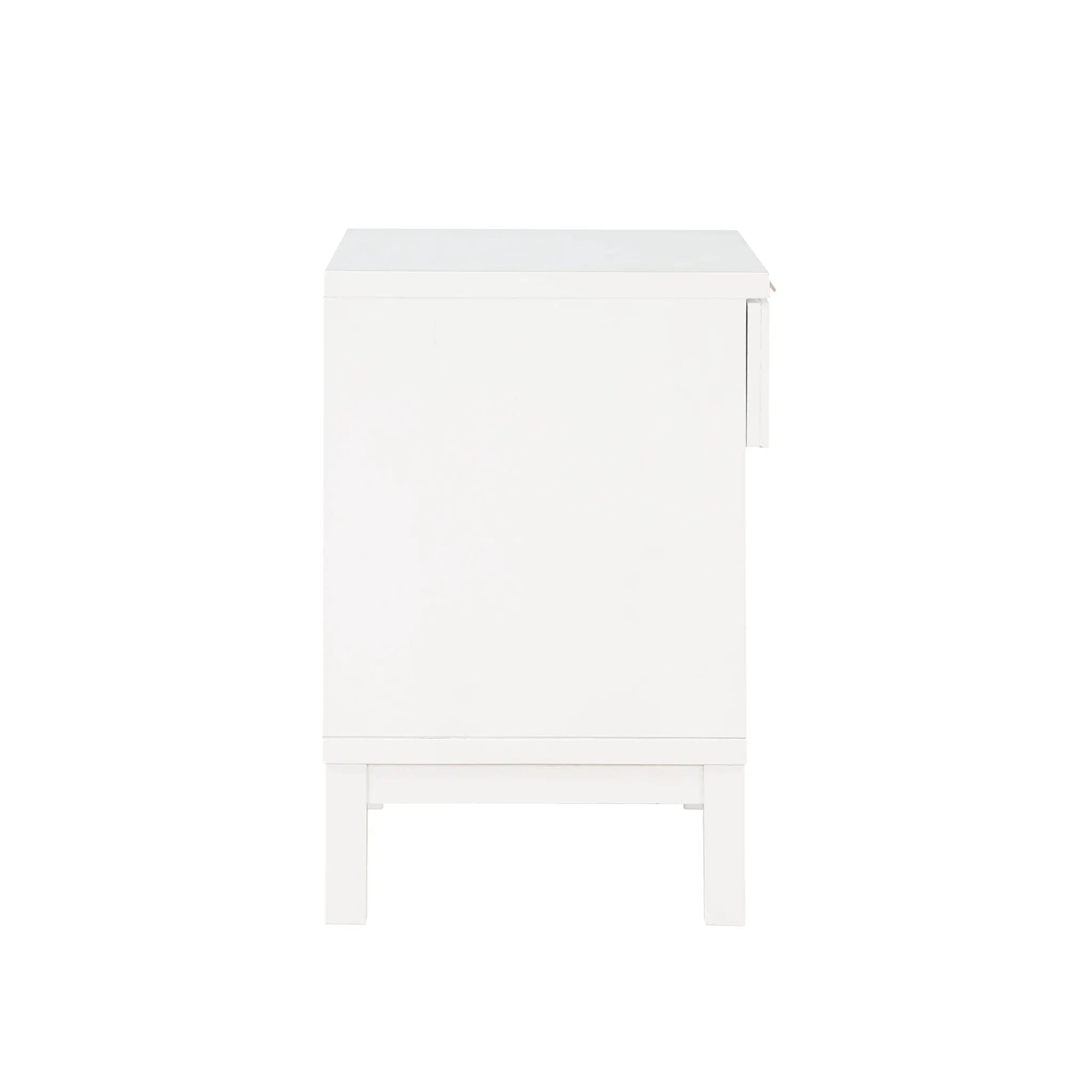 Blake - 1 Drawer Nightstand - White by HouseOfZazla