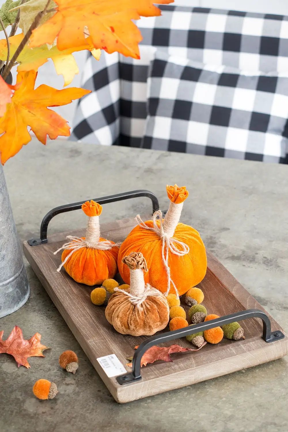Pumpkin Ornament For Holiday Harvest Festival Fall Festival & Thanksgiving (Set of 6) by Unique Piece Furniture