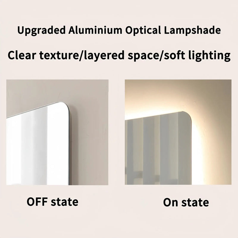 28"x60" Frameless LED Bathroom Mirror with Demist Function by HouseOfZazla