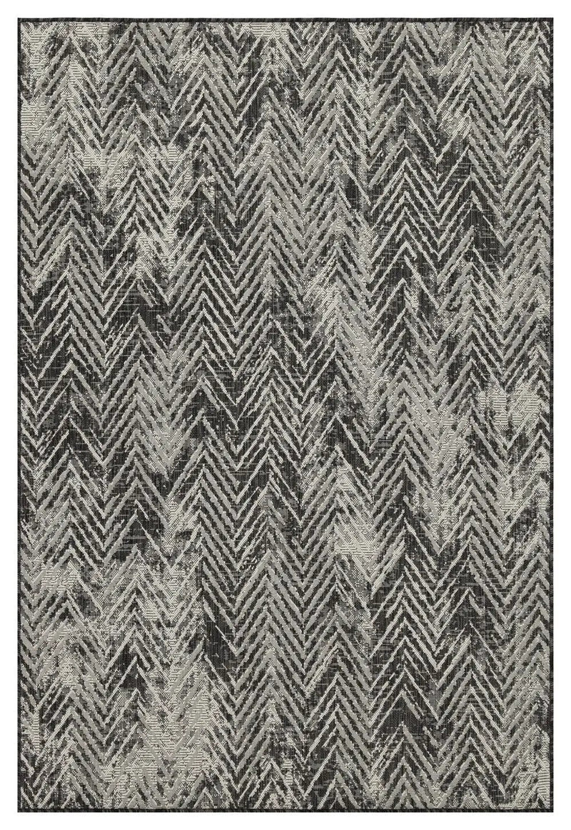 Sunshine - 5'3" X 7'3" Indoor & Outdoor Area Rug - Anthracite by Unique Piece Furniture