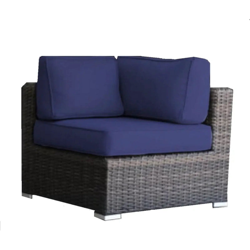 Seating Set With Cushions Handcrafted Wicker Design by HouseOfZazla