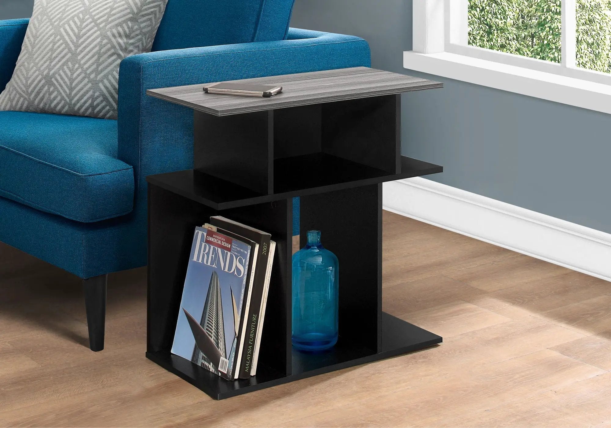 Accent Table, Side Contemporary & Modern - Black by Unique Piece Furniture