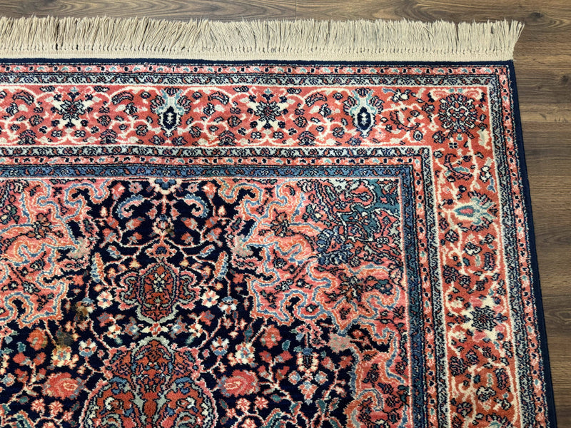 Karastan Rug 5.9 x 9, Kashan Medallion #741, Original Collection 700 Series, Discontinued, Wool Pile by Jewel Rugs