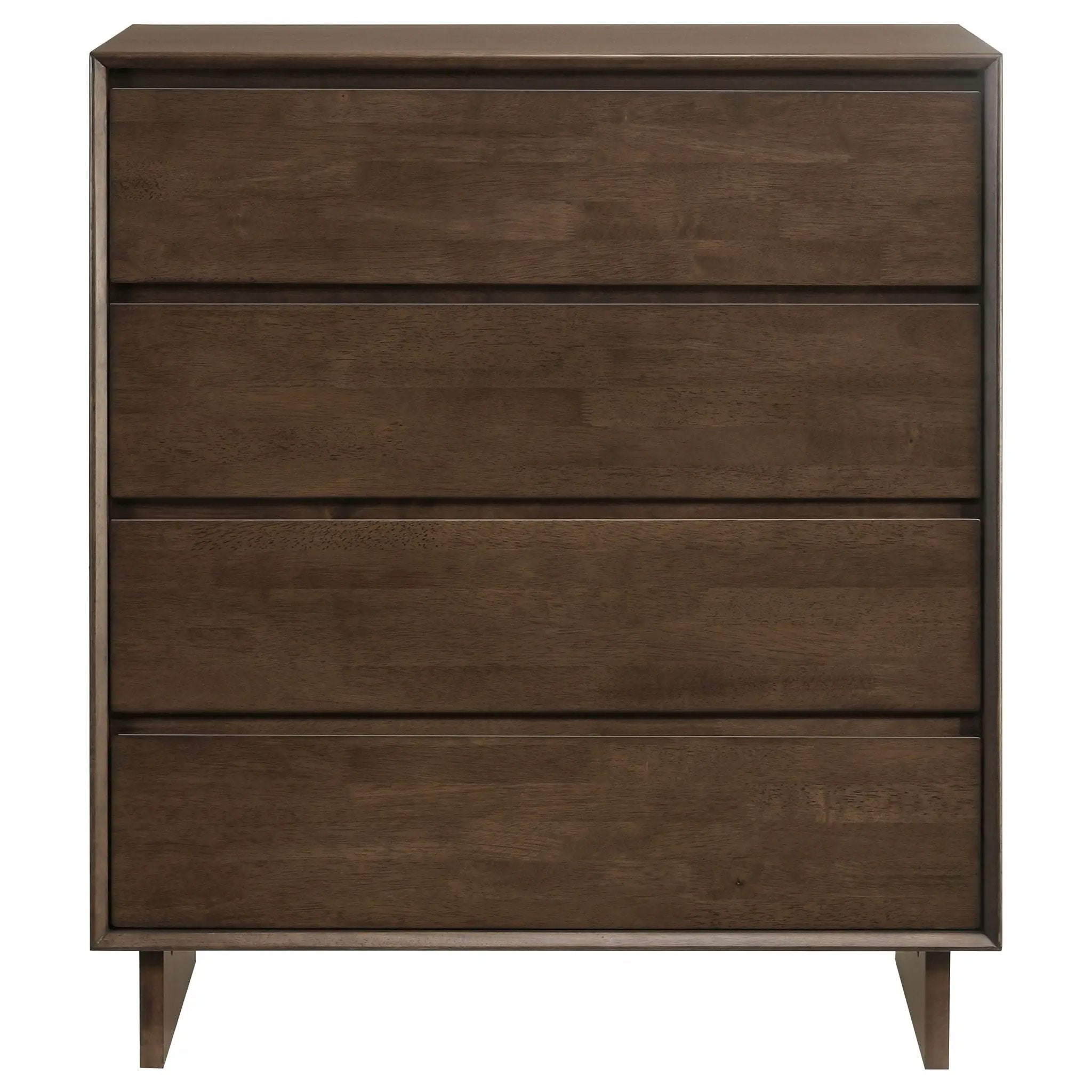 Hemlock - 4 Drawer Chest Of Drawers - Dark Brown by HouseOfZazla