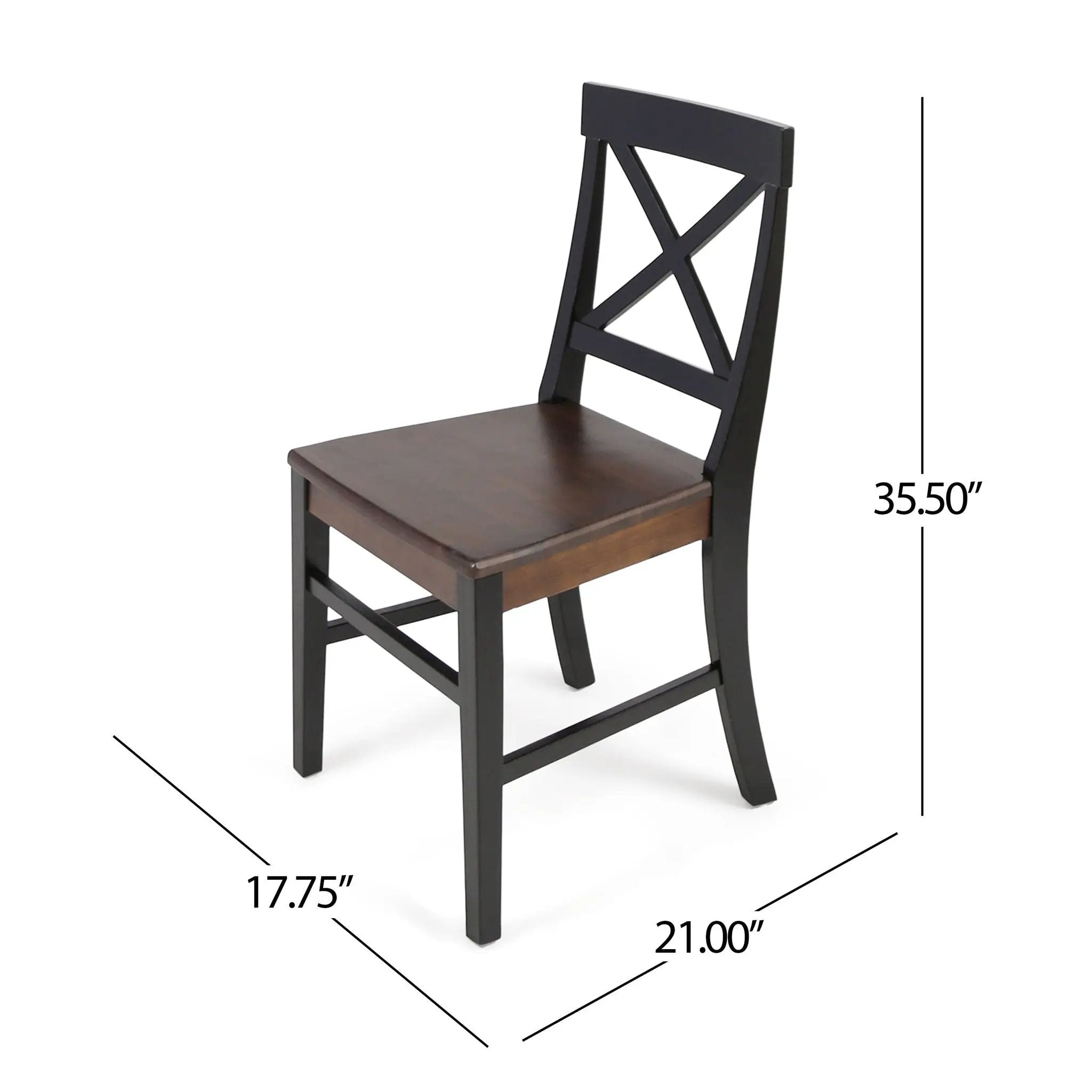 Plethora - Dining Chair With X Shaped Back (Set of 2) by HouseOfZazla