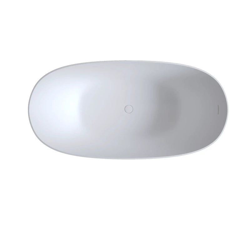 57" Solid Surface Matte Tub by HouseOfZazla