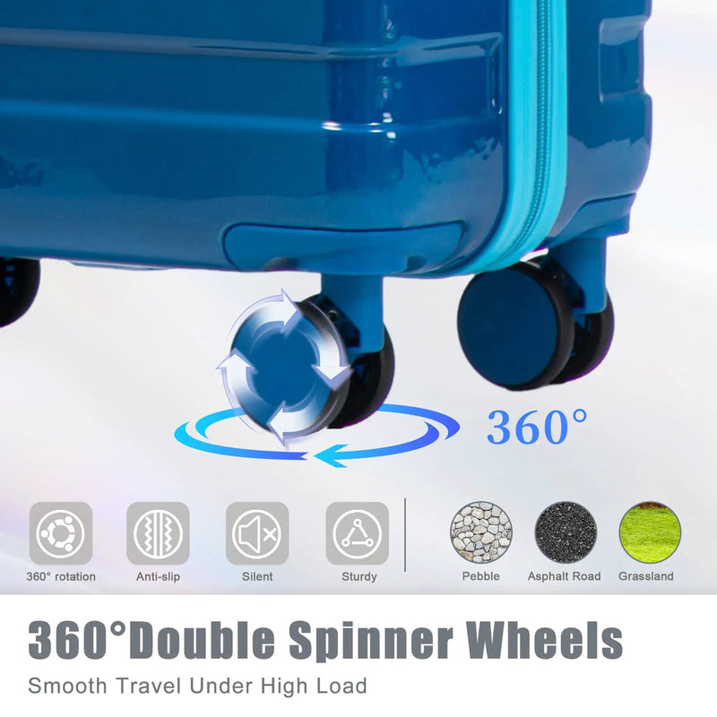 PC Spinner Wheel Luggage Set by HouseOfZazla