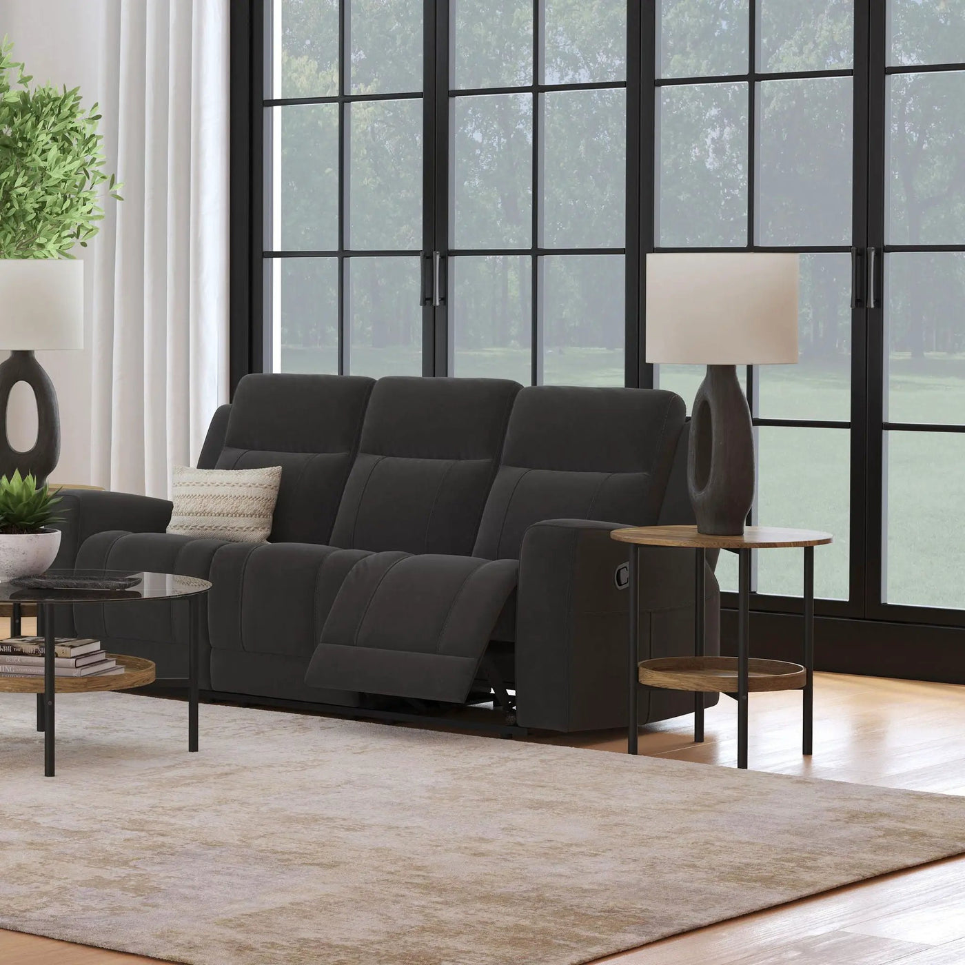 Slater - Reclining Sofa With Manual Recline by HouseOfZazla