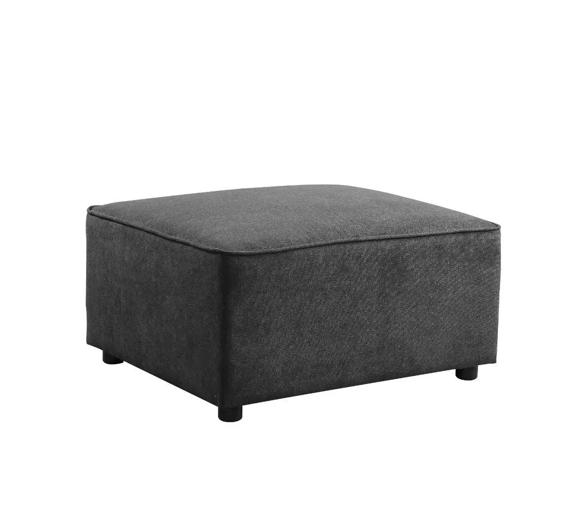 Silvester - Ottoman - Gray Fabric by Unique Piece Furniture
