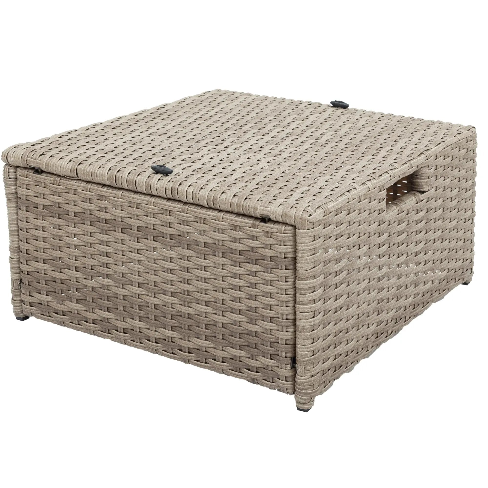 Set Of 4 Piece All Weather Wicker Patio Furniture by BLAKHOM