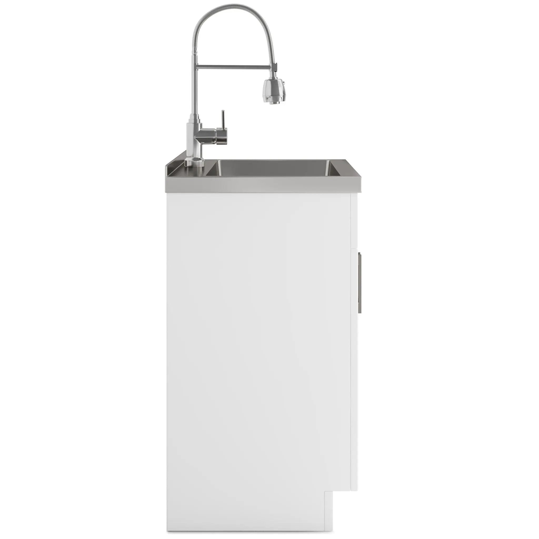 Hennessy - Deluxe Laundry Cabinet With Faucet And Stainless Steel Sink by HouseOfZazla