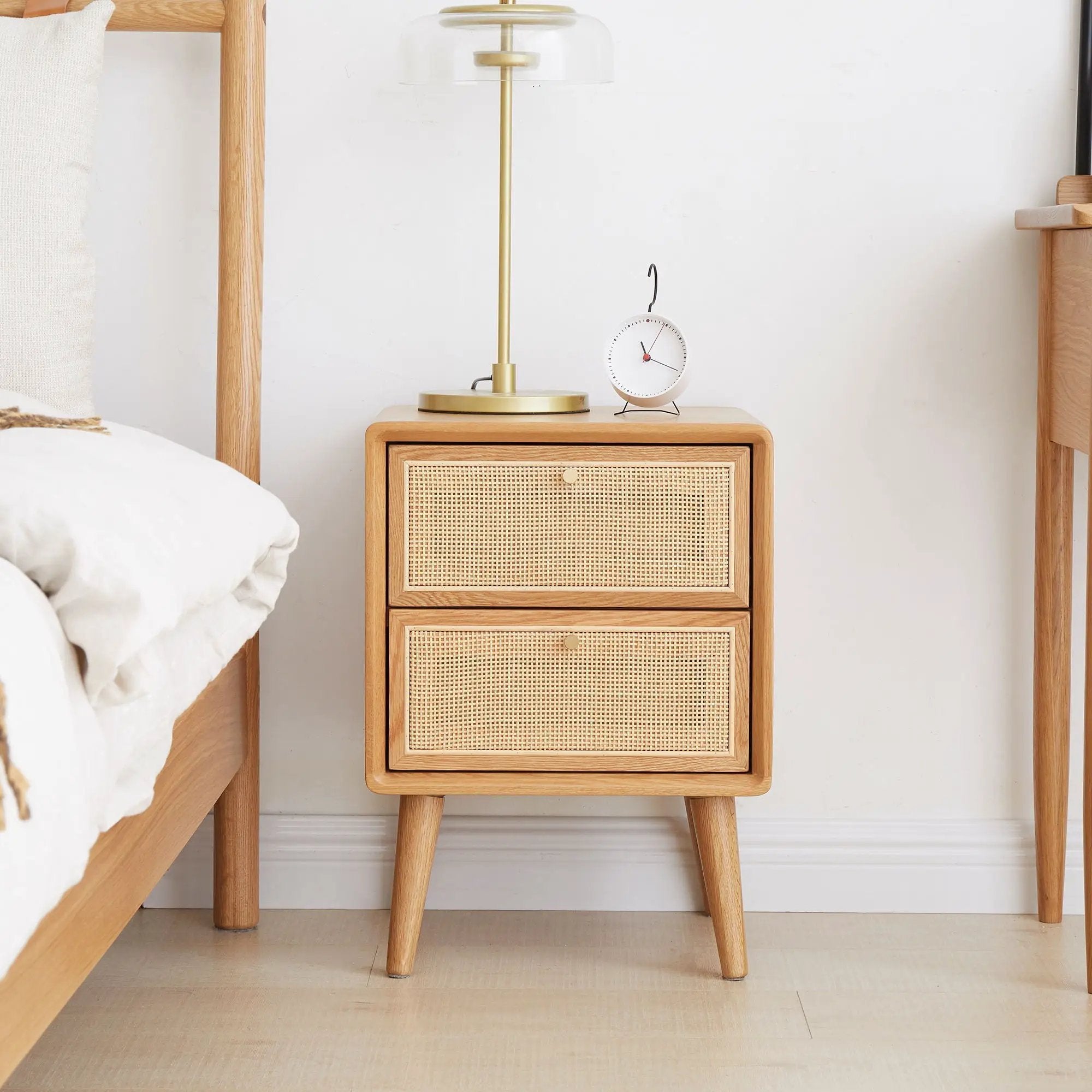 Bedside Cabinet, Modern Simple Nightstands European Beech by HouseOfZazla