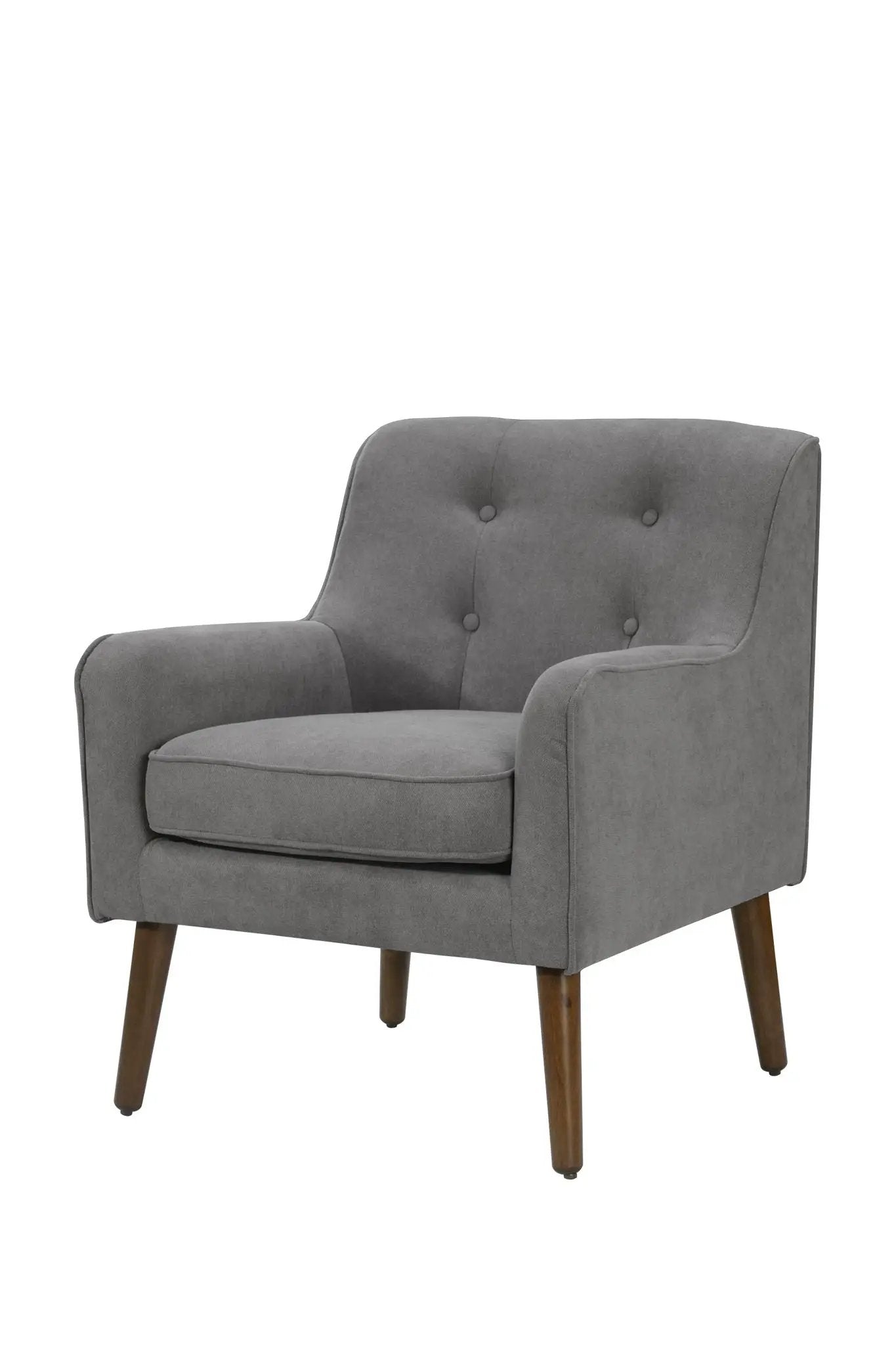 Ryder - Mid Century Modern Woven Fabric Tufted Armchair by Unique Piece Furniture