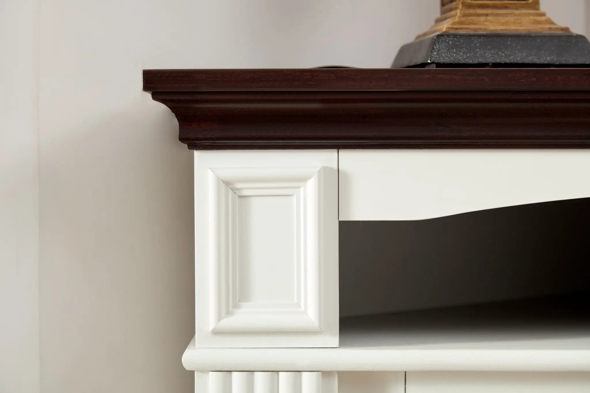 Farmhouse Style Fireplace TV Stand for 70-inch TV by BLAKHOM