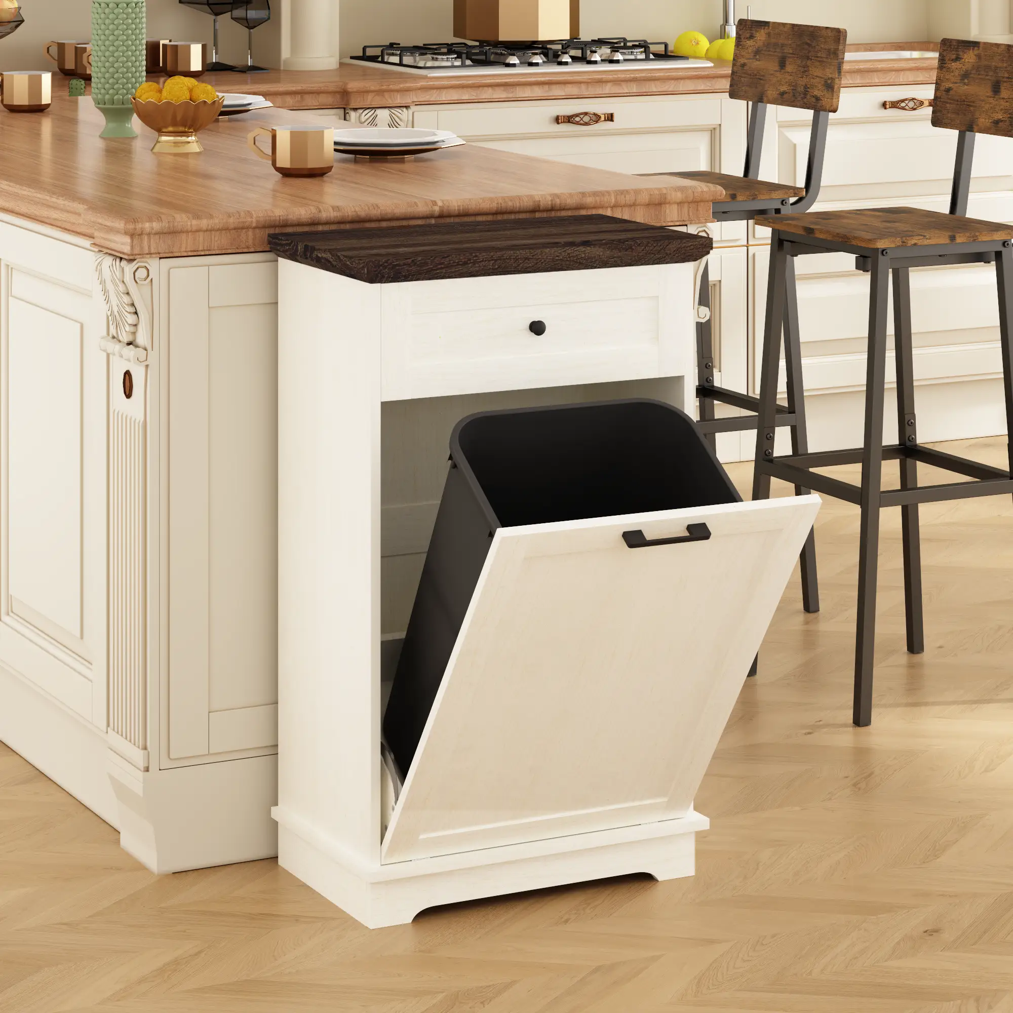 10 Gallon Tilt Out Trash Cabinet by HouseOfZazla