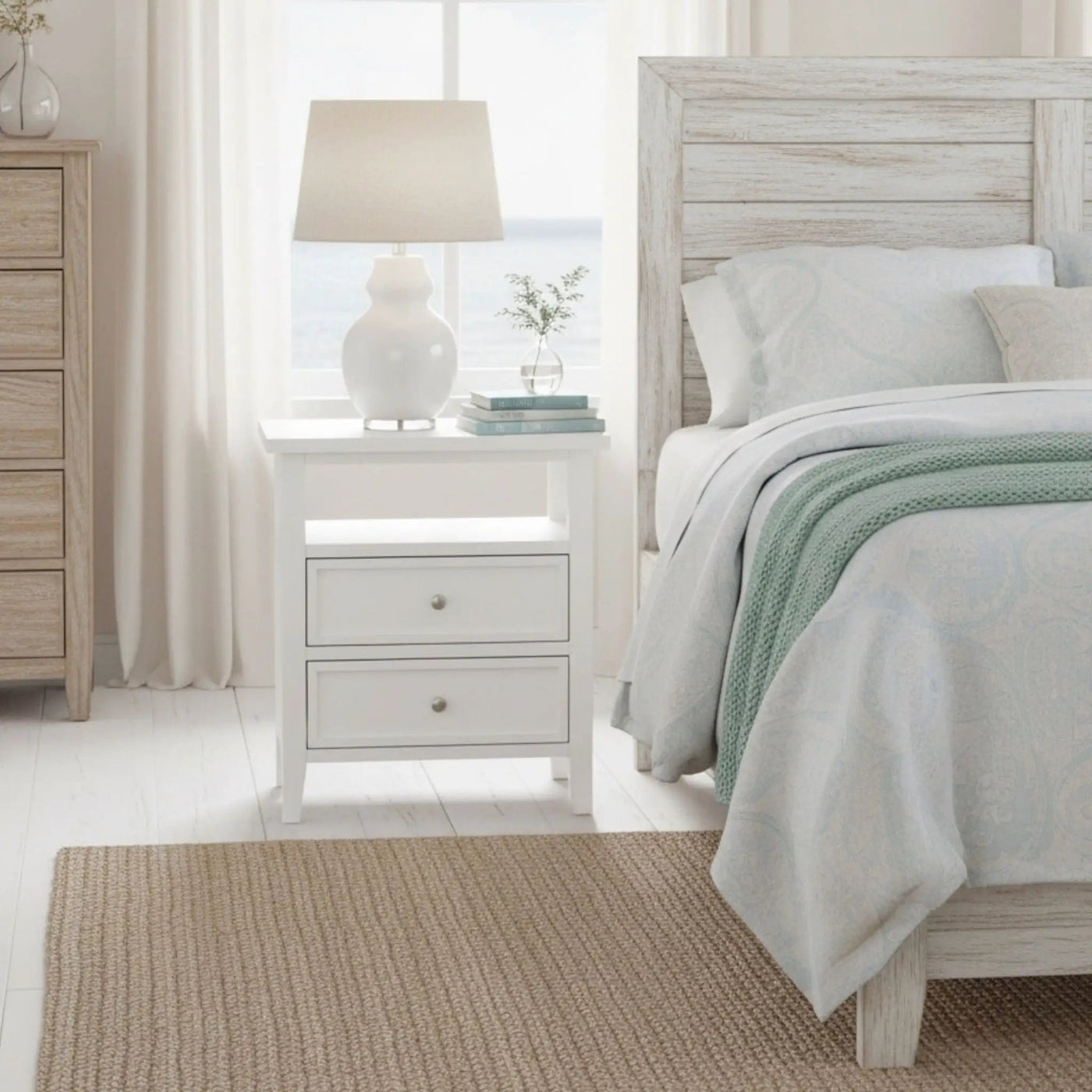 Weston - 2 Drawer Nightstand by HouseOfZazla