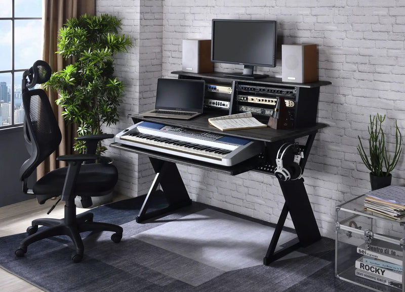 Humanity Music Desk - Black by HouseOfZazla