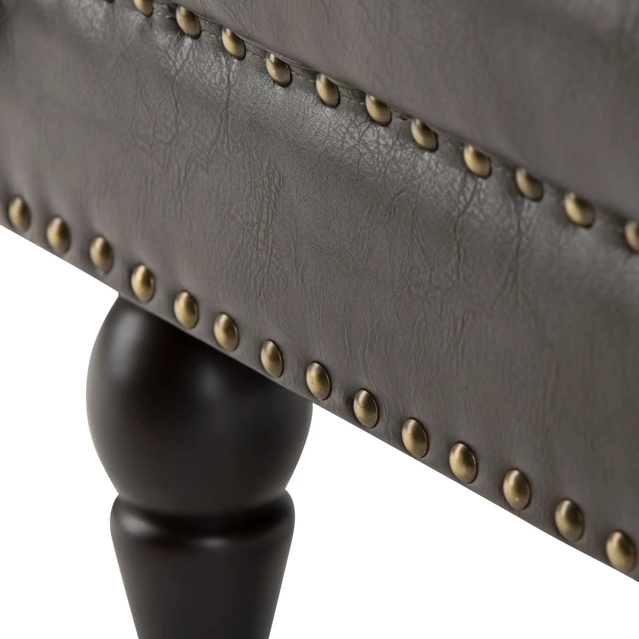 Henley - Tufted Ottoman Bench - Distressed Brown by Unique Piece Furniture