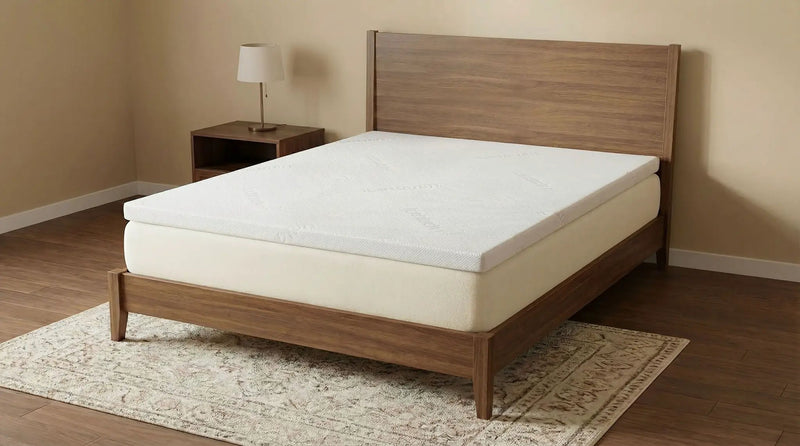 Cascade 3-inch Twin Cool Memory Foam Mattress Topper by Unique Piece Furniture