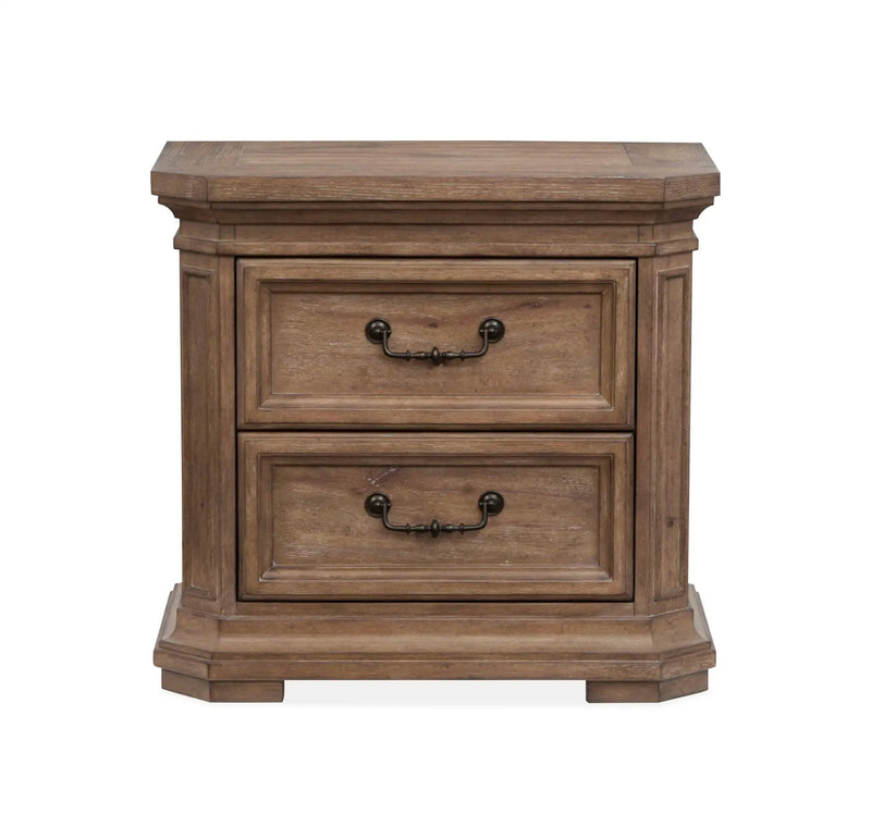 Adler Court - Drawer Nightstand - Florentine Walnut by Unique Piece Furniture