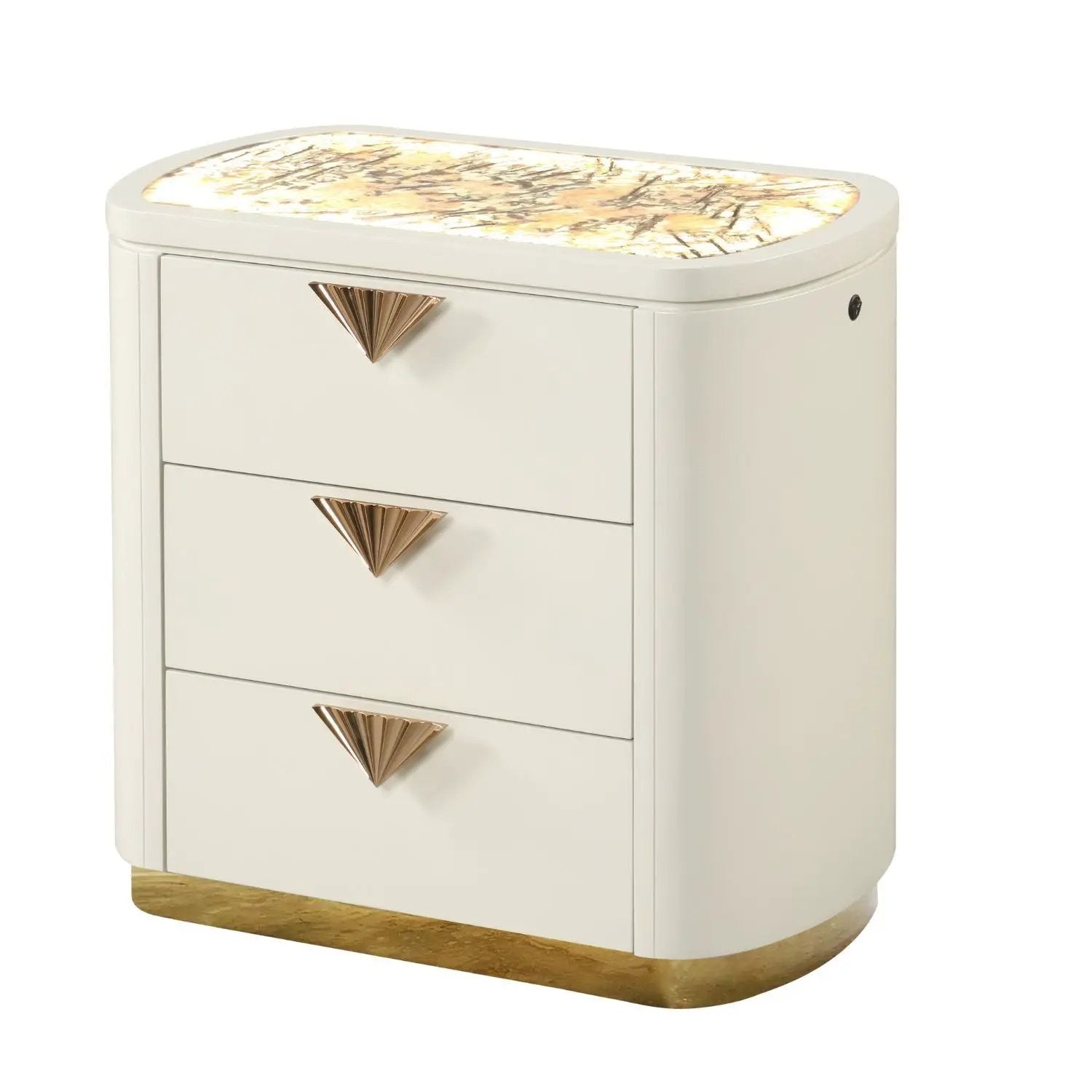 La Pierre - Modern Bedroom Set With Upholstered LED Bed by HouseOfZazla
