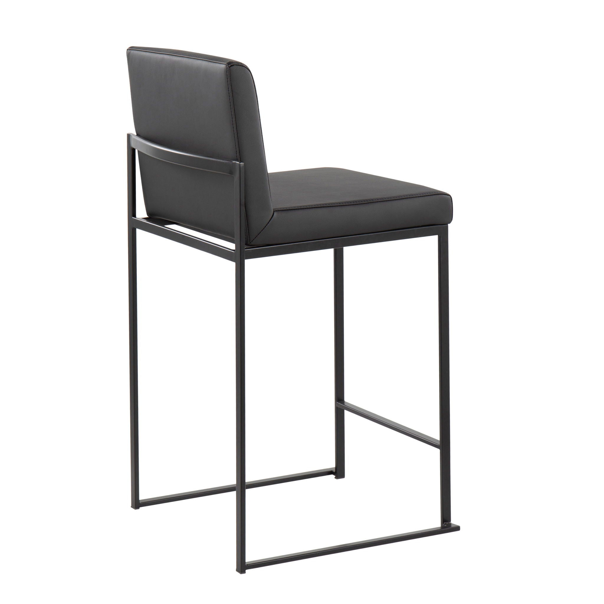 Fuji - Contemporary Modern Elegance, High Back Counter Stool by HouseOfZazla