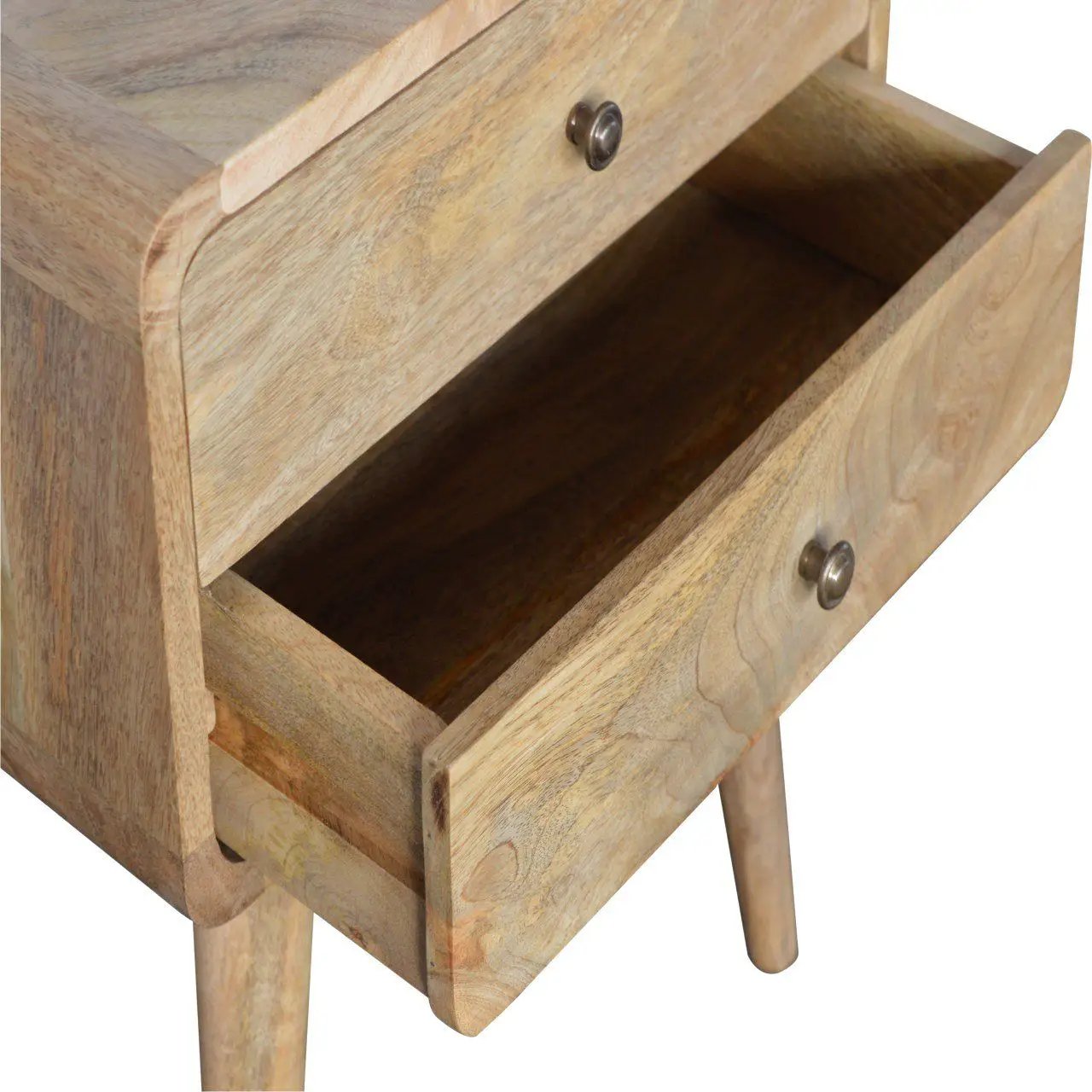 Curved Nightstand by Unique Piece Furniture