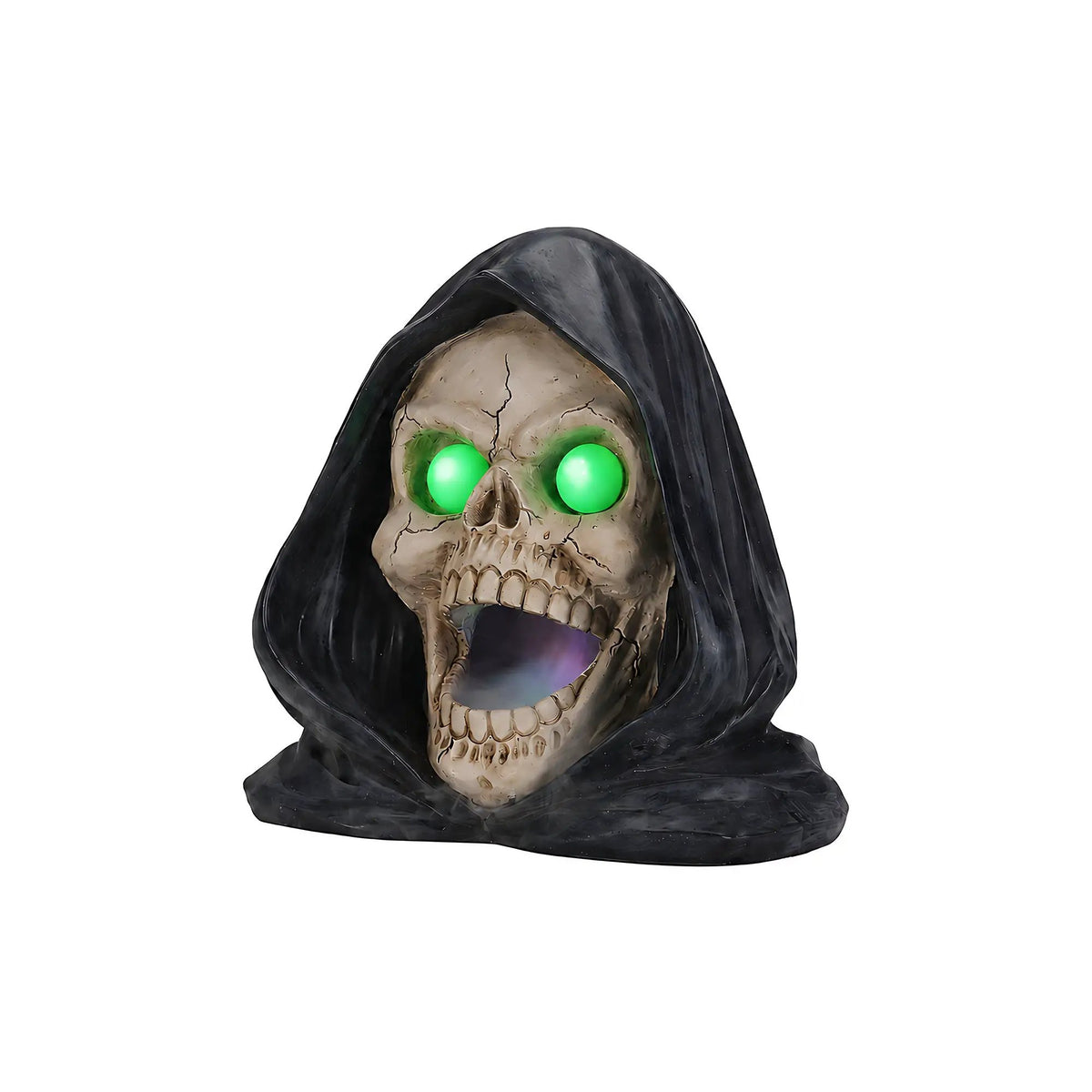 Halloween Grim Reaper Skull Statue with LED Light by HouseOfZazla