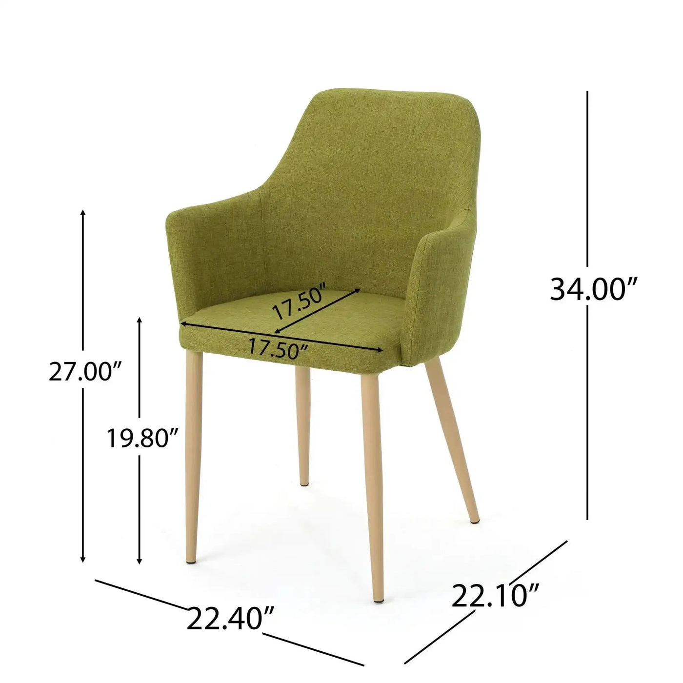 Elegant Dining Chair With Contoured Support by HouseOfZazla