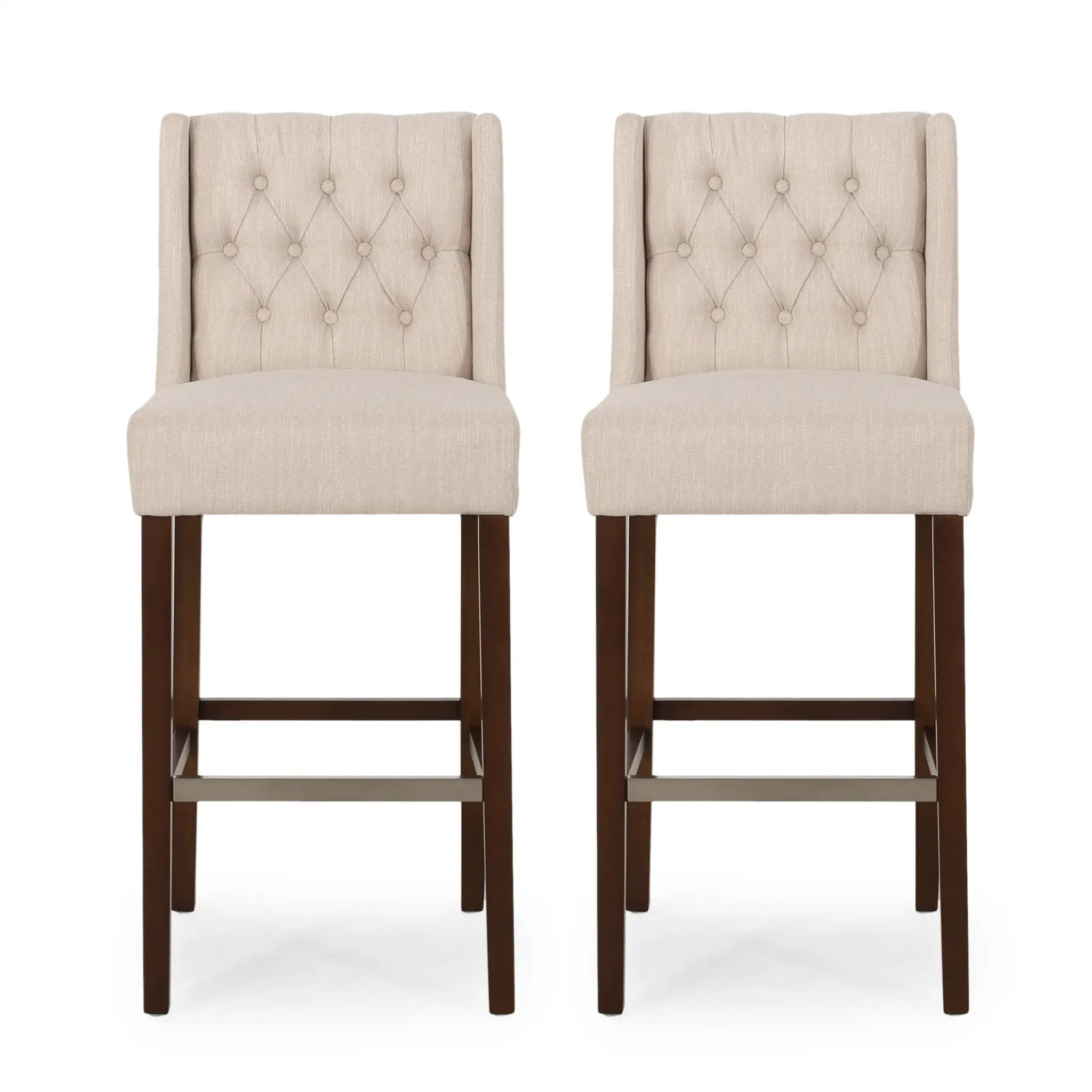 Modern Minimalist Metal Leg Bar Stool by HouseOfZazla