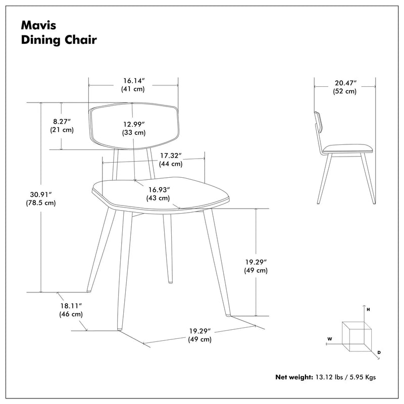 Mavis - Upholstered Dining Chair (Set of 2) by Unique Piece Furniture